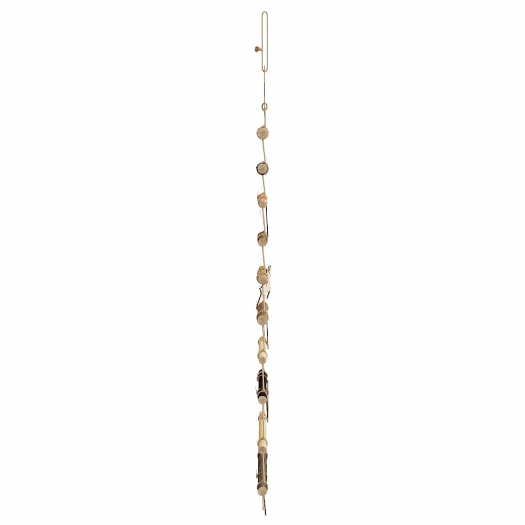 vidaXL Kerstboom met 30 LED Naturel 90 cm massief essenhout