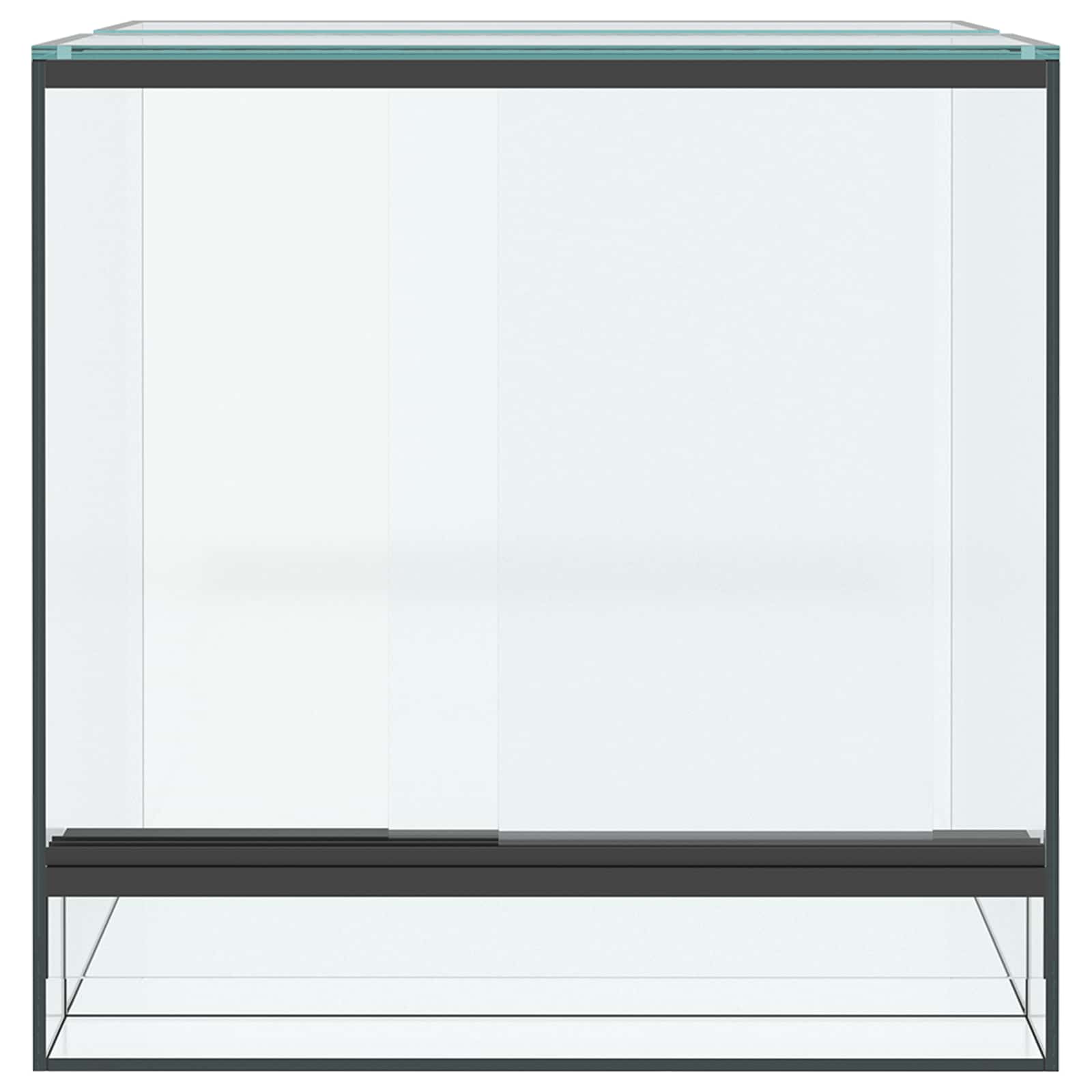 vidaXL Reptielen en Amfibieën Habitaten Wit 30 x 30 x 30 cm Glas