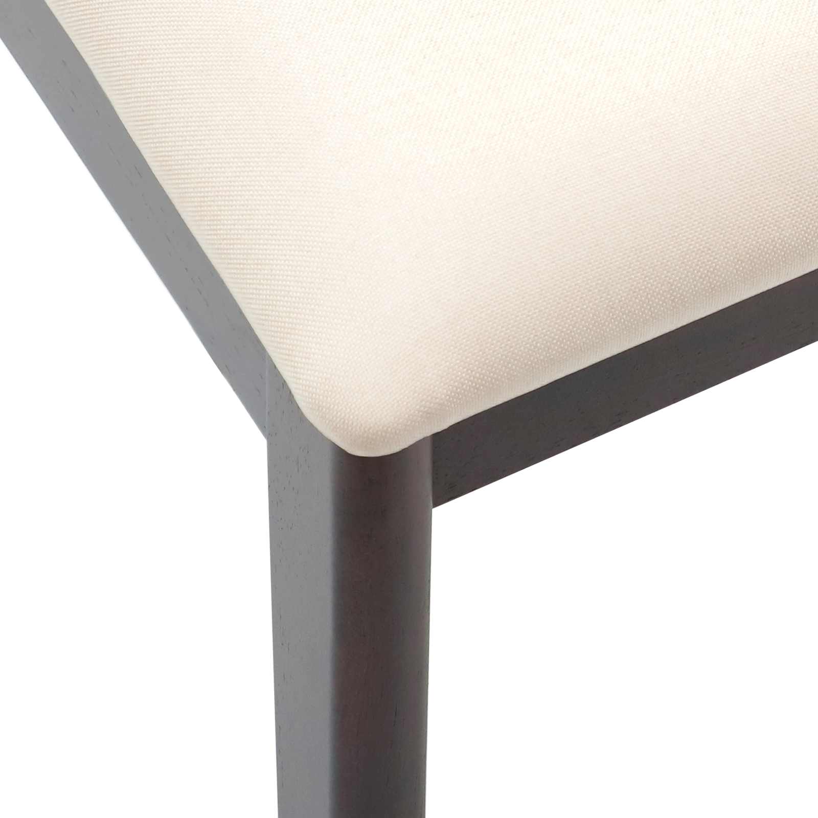 vidaXL Eetkamerstoel 2 pcs Lichtbruin en Licht Massief Rubberhout