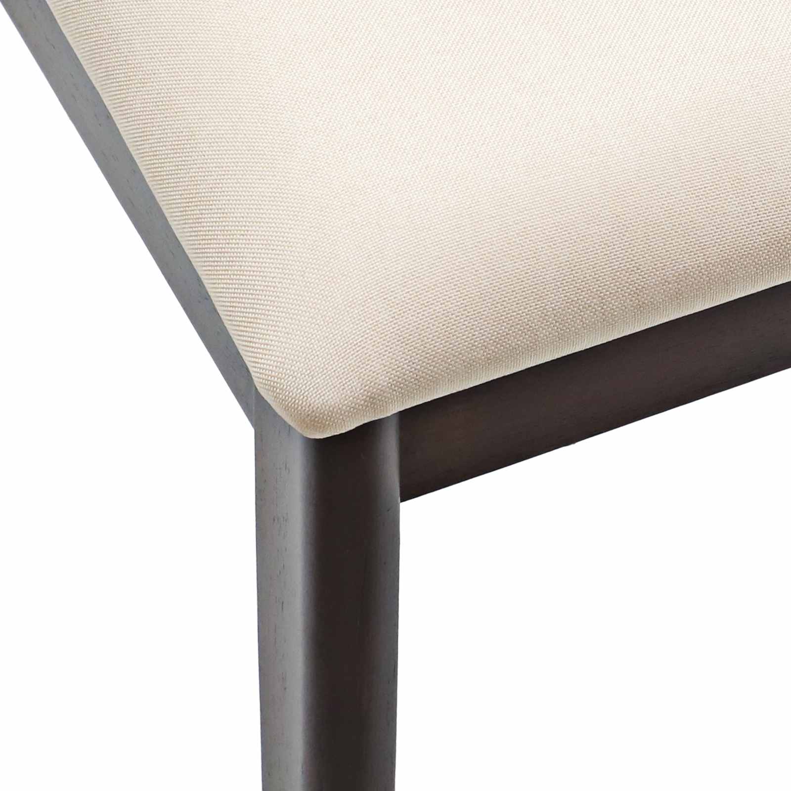 vidaXL Eetkamerstoel 2 pcs Lichtbruin en Licht Massief Rubberhout