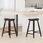 vidaXL Eettafelstoelen 2 pcs Licht Bruin 46 x 37 x 63 cm
