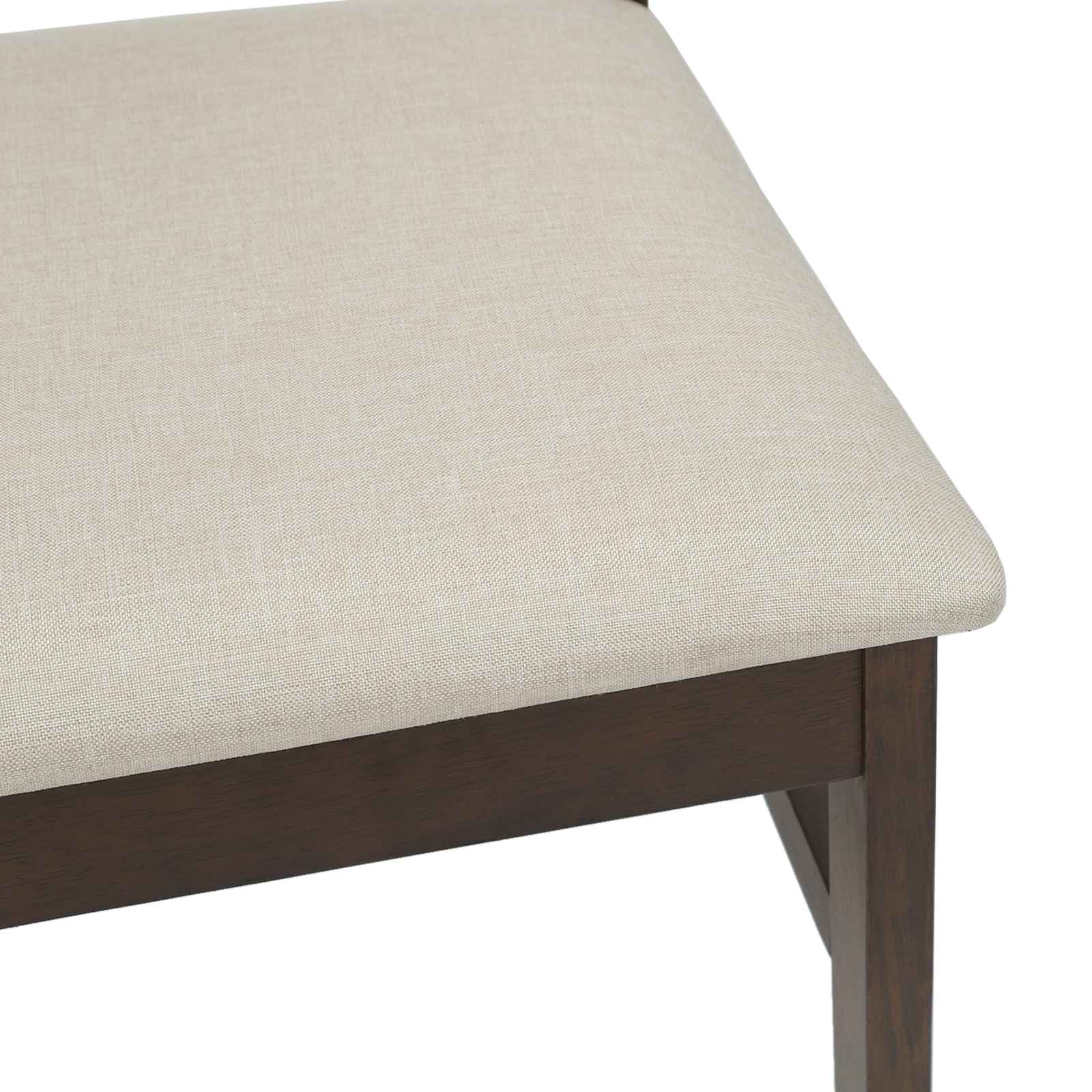 vidaXL Eetkamerstoel 2 pcs Wit Massief Hout