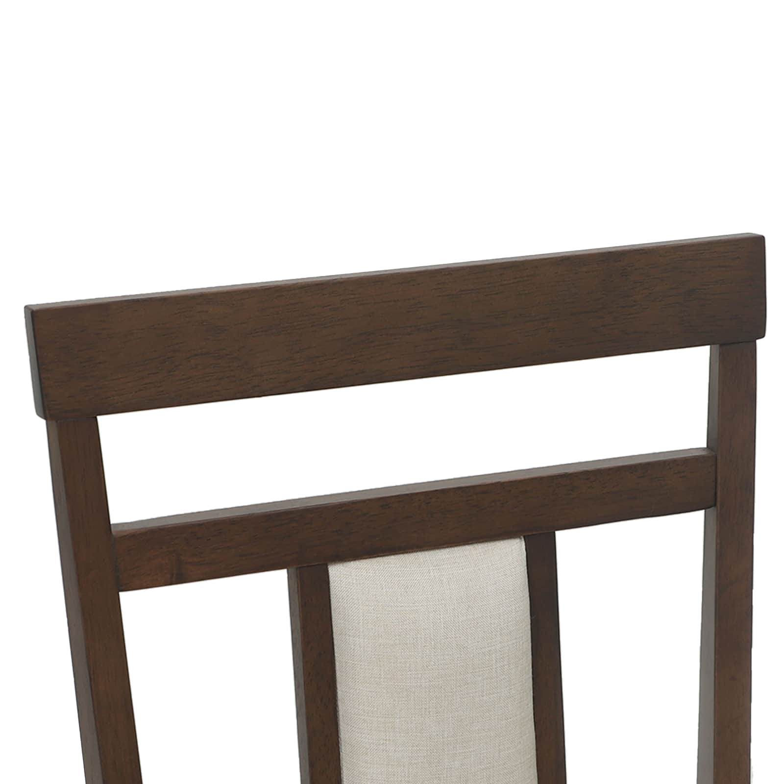 vidaXL Eetkamerstoel 2 pcs Wit Massief Hout