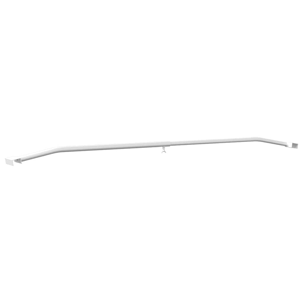 vidaXL geschikt voor vlak tarpaulin beugel 2 pcs Zilver 130-210 cm
