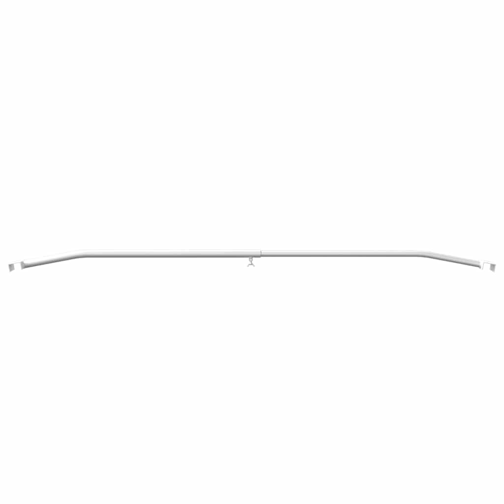 vidaXL geschikt voor vlak tarpaulin beugel 2 pcs Zilver 130-210 cm