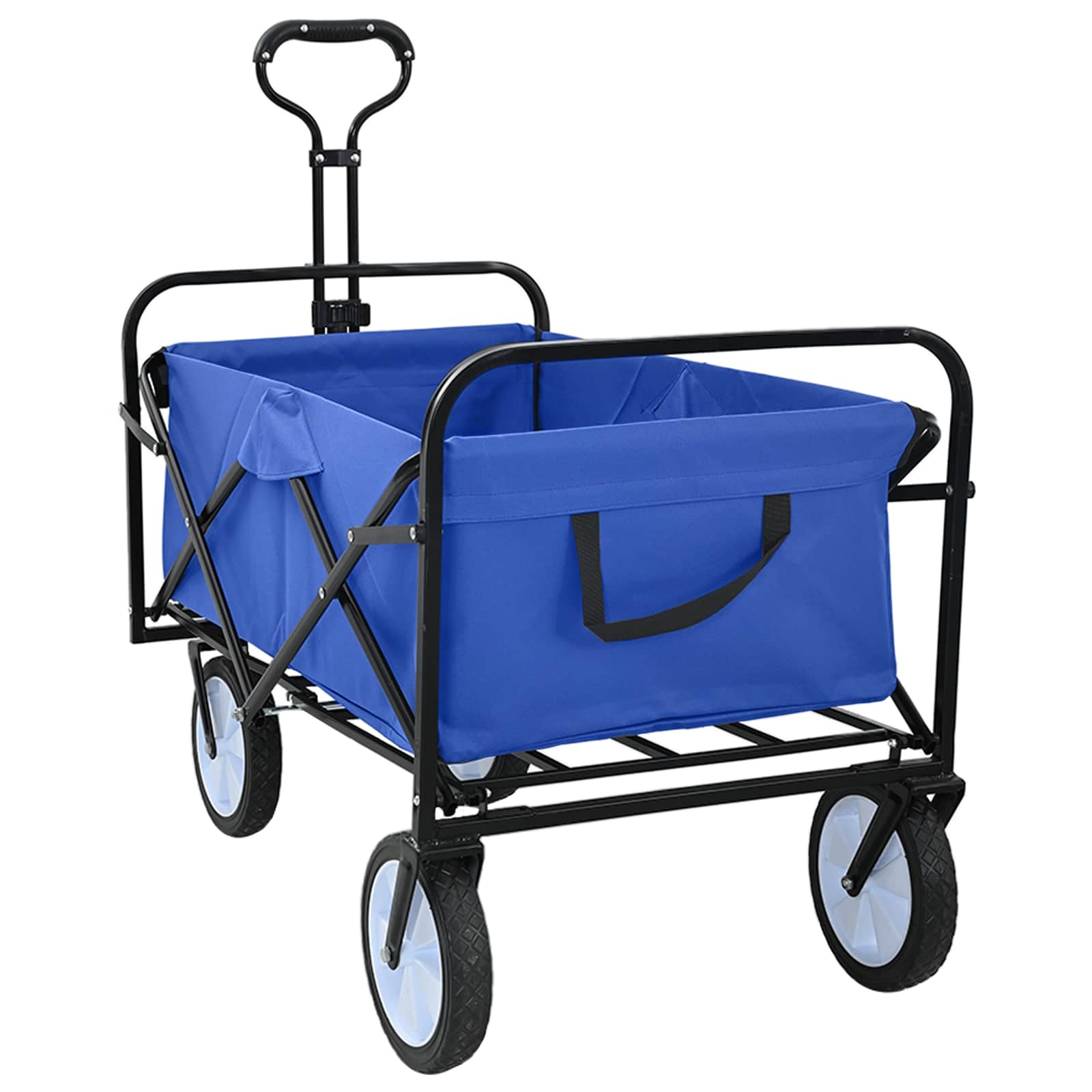 vidaXL Vouwbare Handtrolley Grijs 94 x 53 x 99 cm Oxford Stof