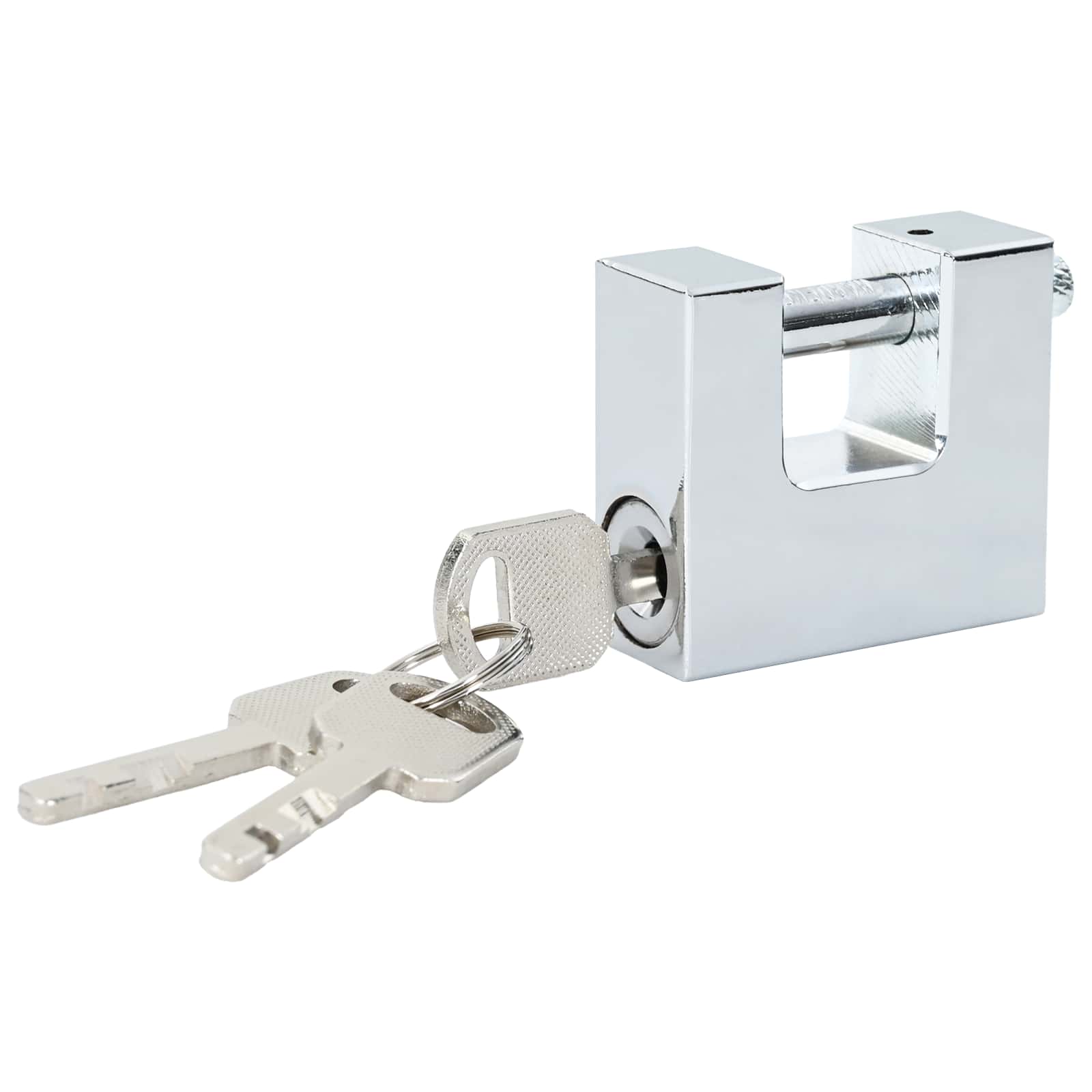 vidaXL Hangslot Zilver 4,2 x 1,9 x 4 cm Staal