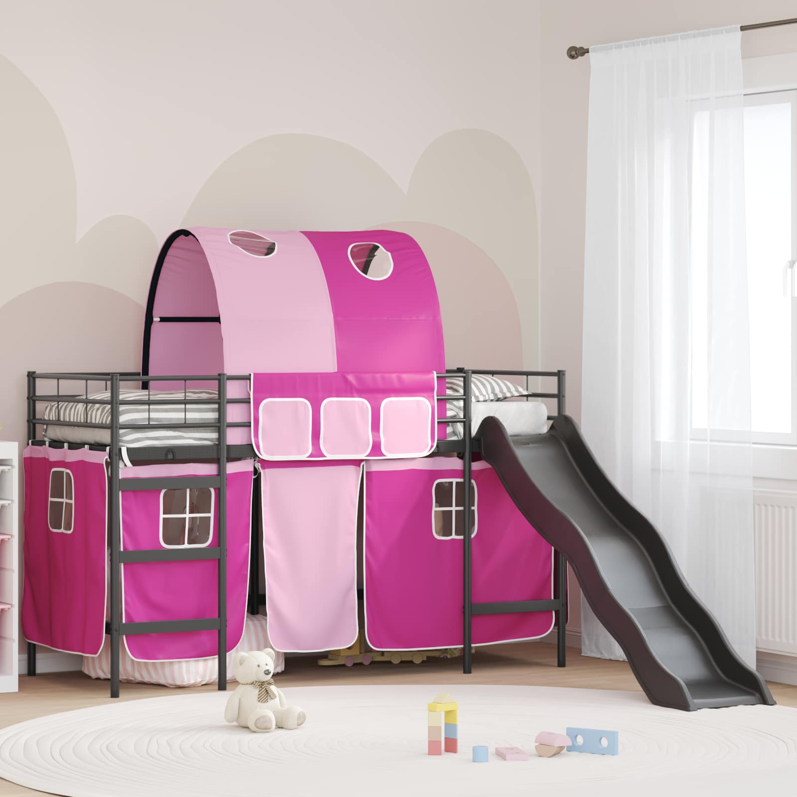 vidaXL Zwart 75 x 190 cm