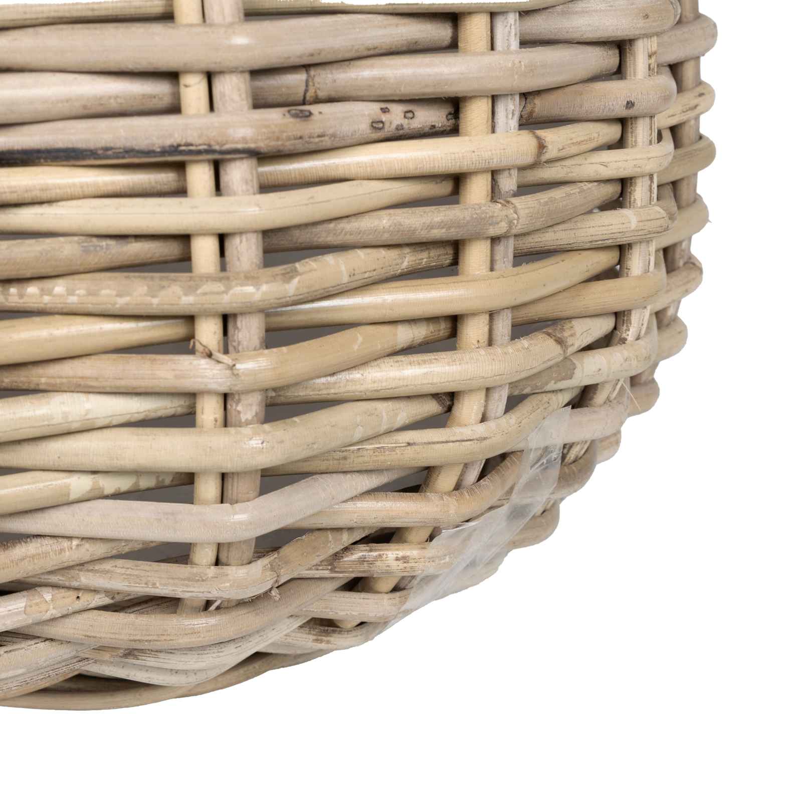 vidaXL Plantermand met opslag 2 pcs Grijs Lacak Riet