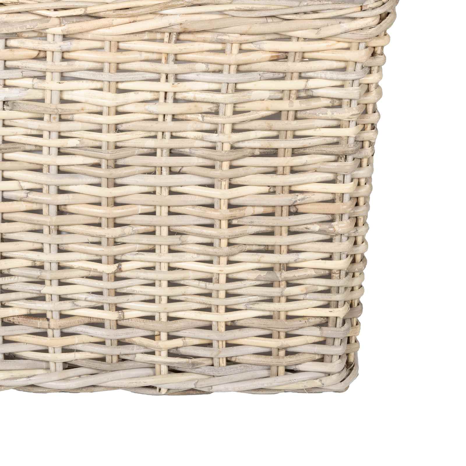 vidaXL Plantenmand met opslag 2 pcs Grijs Lacak Riet