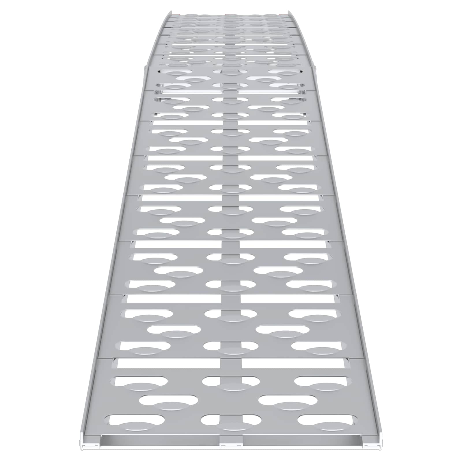 vidaXL Laad Ramp 2 pcs Zilver 222 x 29 x 14 cm Aluminium