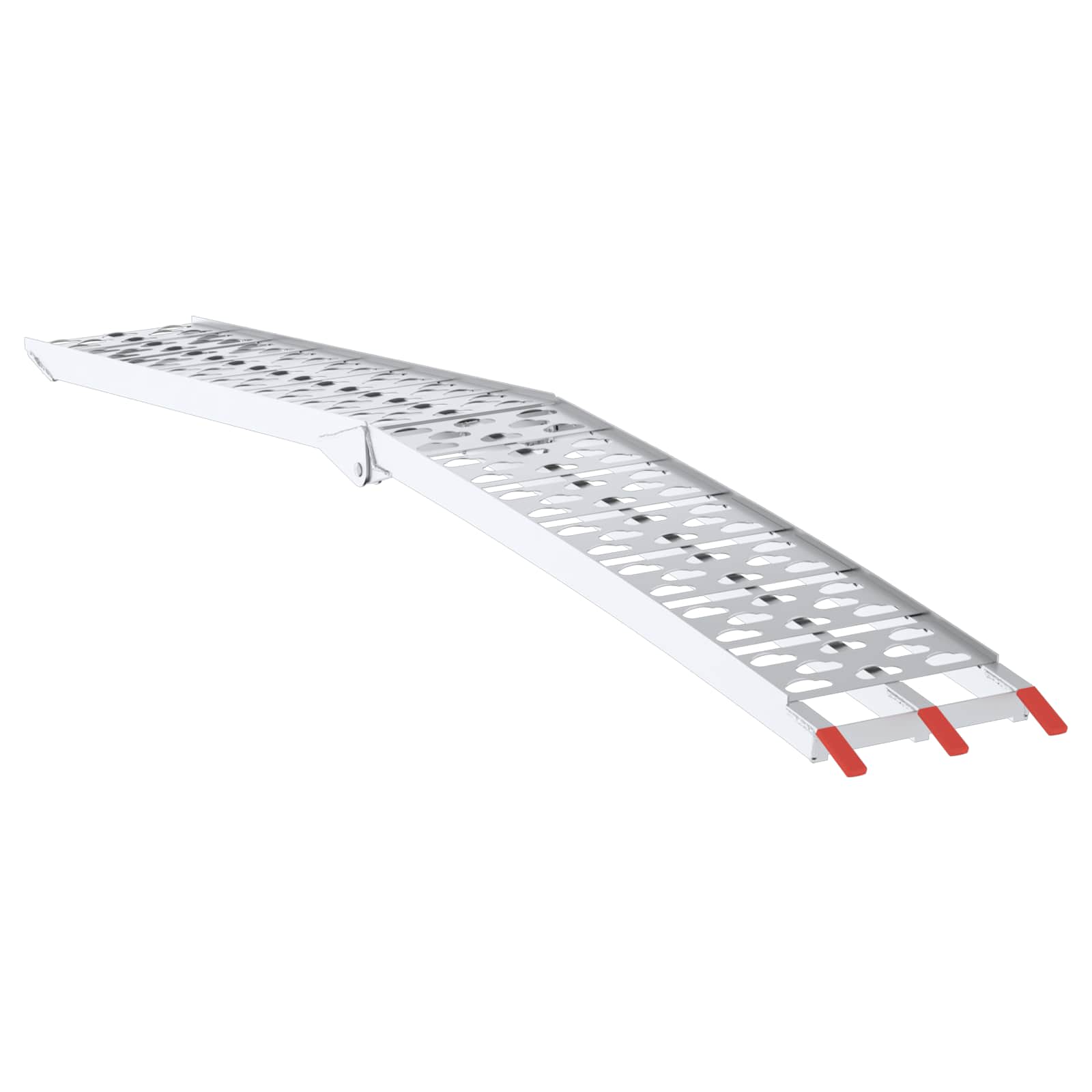 vidaXL Laad Ramp 2 pcs Zilver 222 x 29 x 14 cm Aluminium