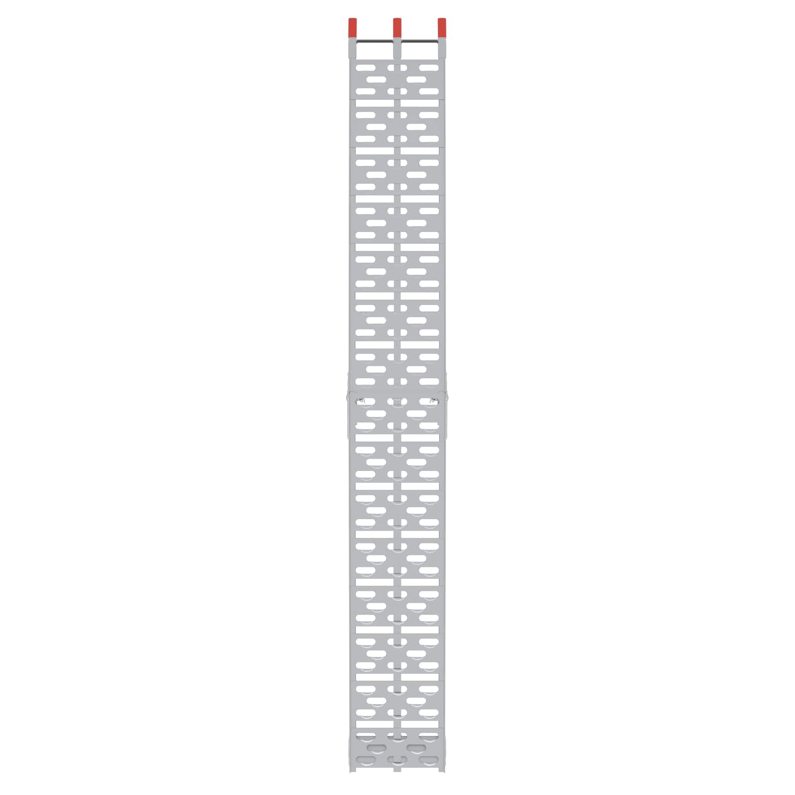 vidaXL Laad Ramp 2 pcs Zilver 222 x 29 x 14 cm Aluminium