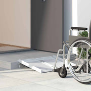 vidaXL Rolstoelhelling Zilver 62 x 73 x 5 cm Aluminium