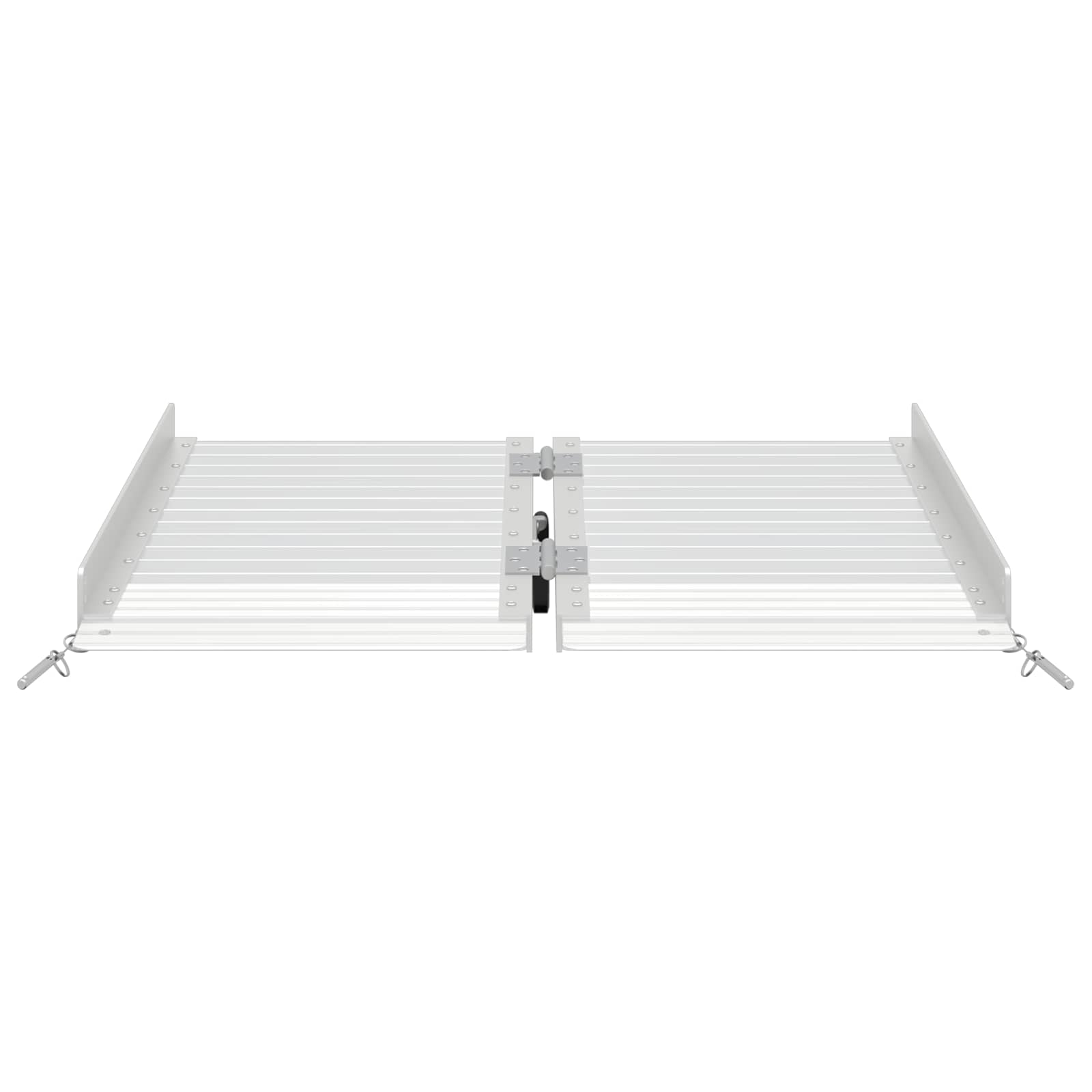 vidaXL Rolstoelhelling Zilver 62 x 73 x 5 cm Aluminium