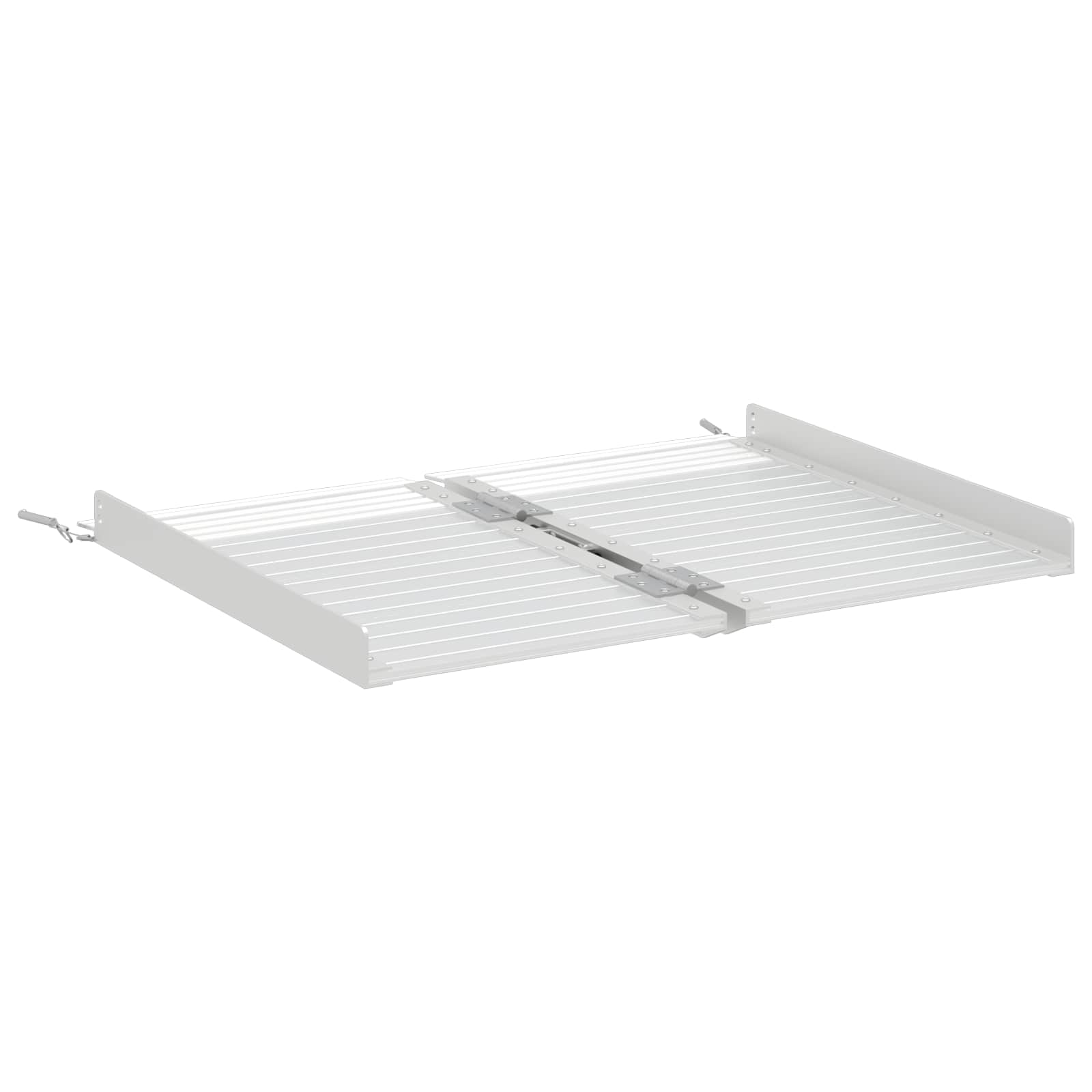 vidaXL Rolstoelhelling Zilver 62 x 73 x 5 cm Aluminium