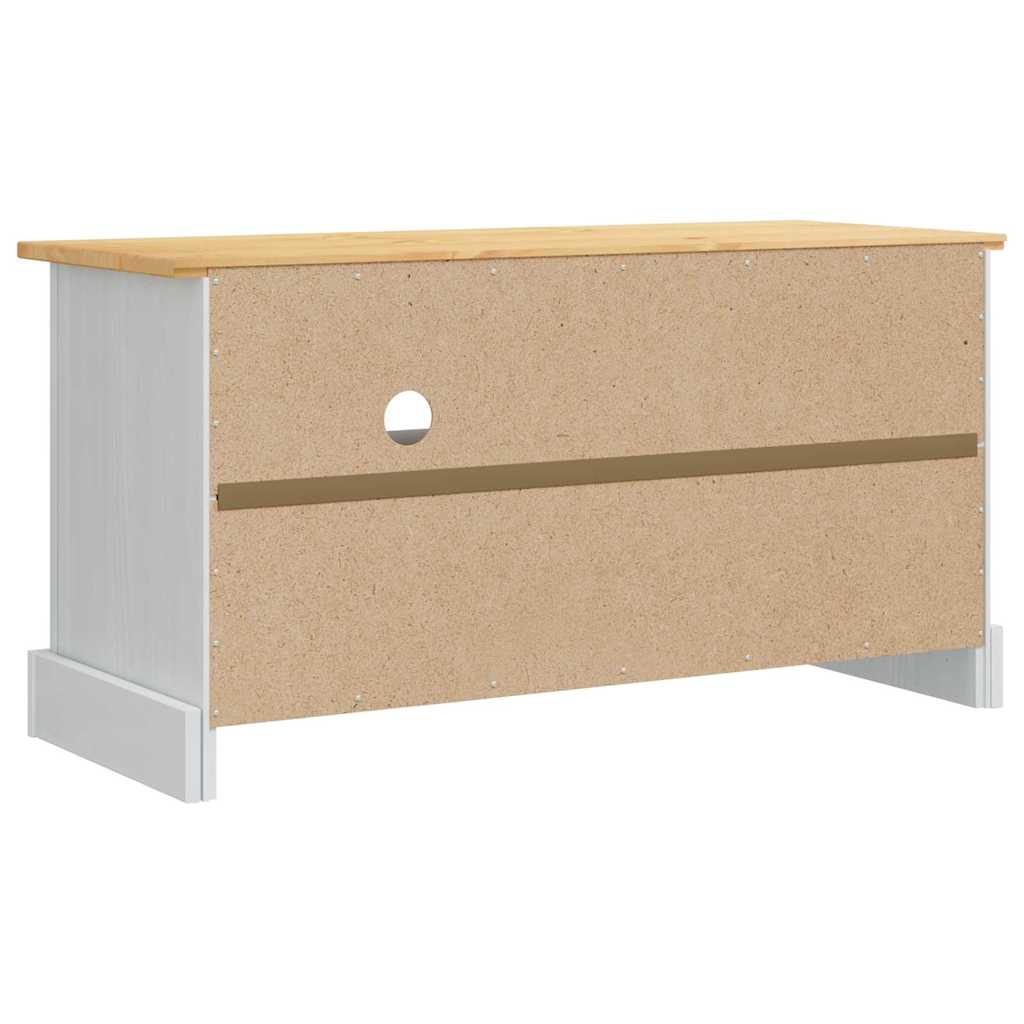 vidaXL TV-kast Corona Wit 100 x 40 x 52 cm Massief grenenhout