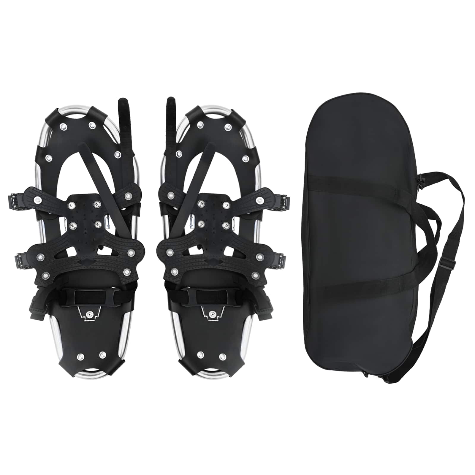 vidaXL 3 in 1 sneeuwschoenen met wandelschoenen Zilver 21 inches