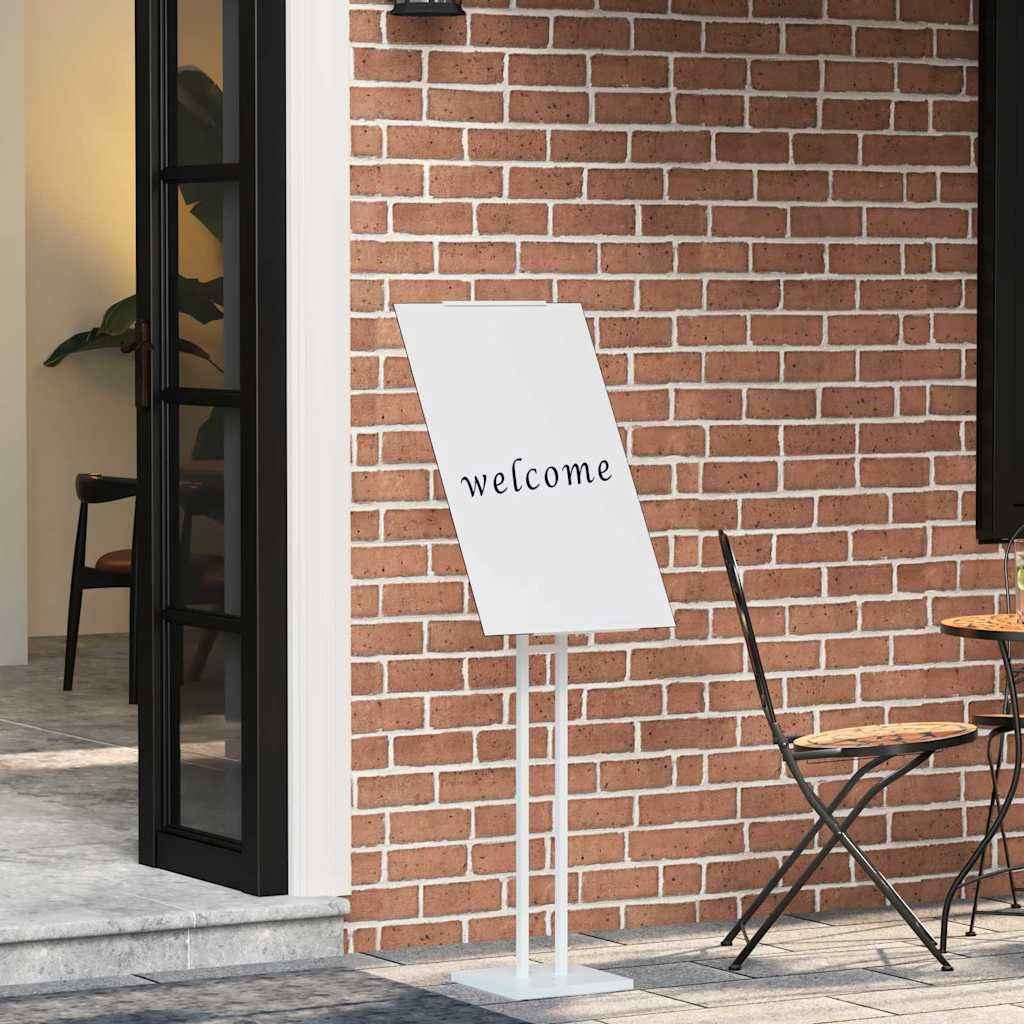 vidaXL Beurs Displays 2 pcs Zwart 26.5 x 26.5 x 127 cm IJzer