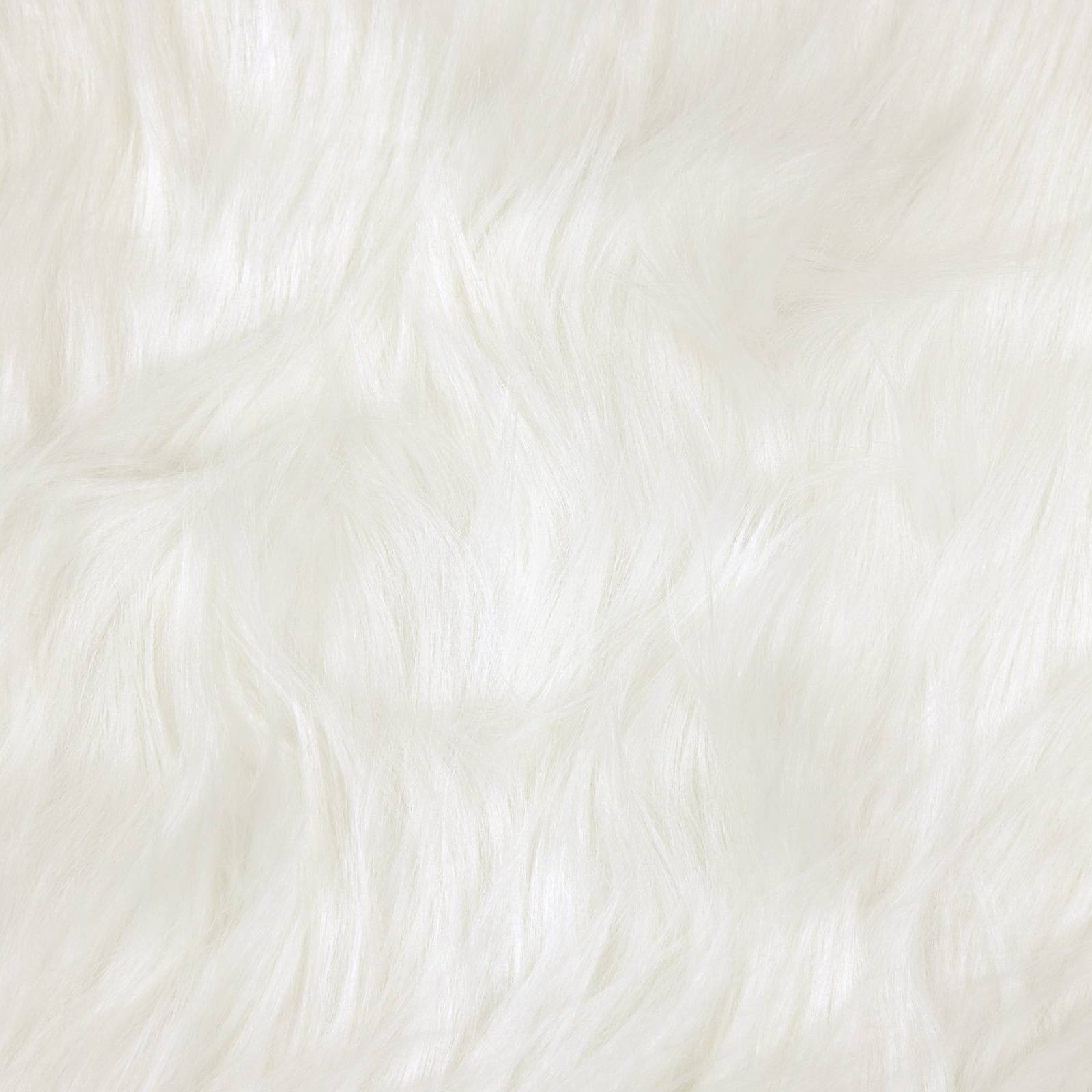 vidaXL Nepleer Schapenvacht Tapijt Wit 60 x 110 cm Polyester