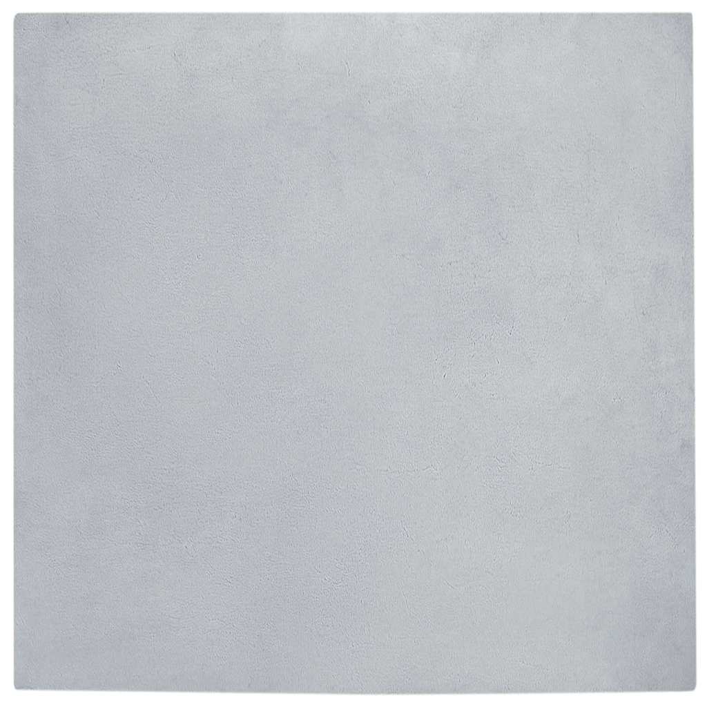 vidaXL Nep Konijnenbont Tapijt Wit 80 x 150 cm Polyester