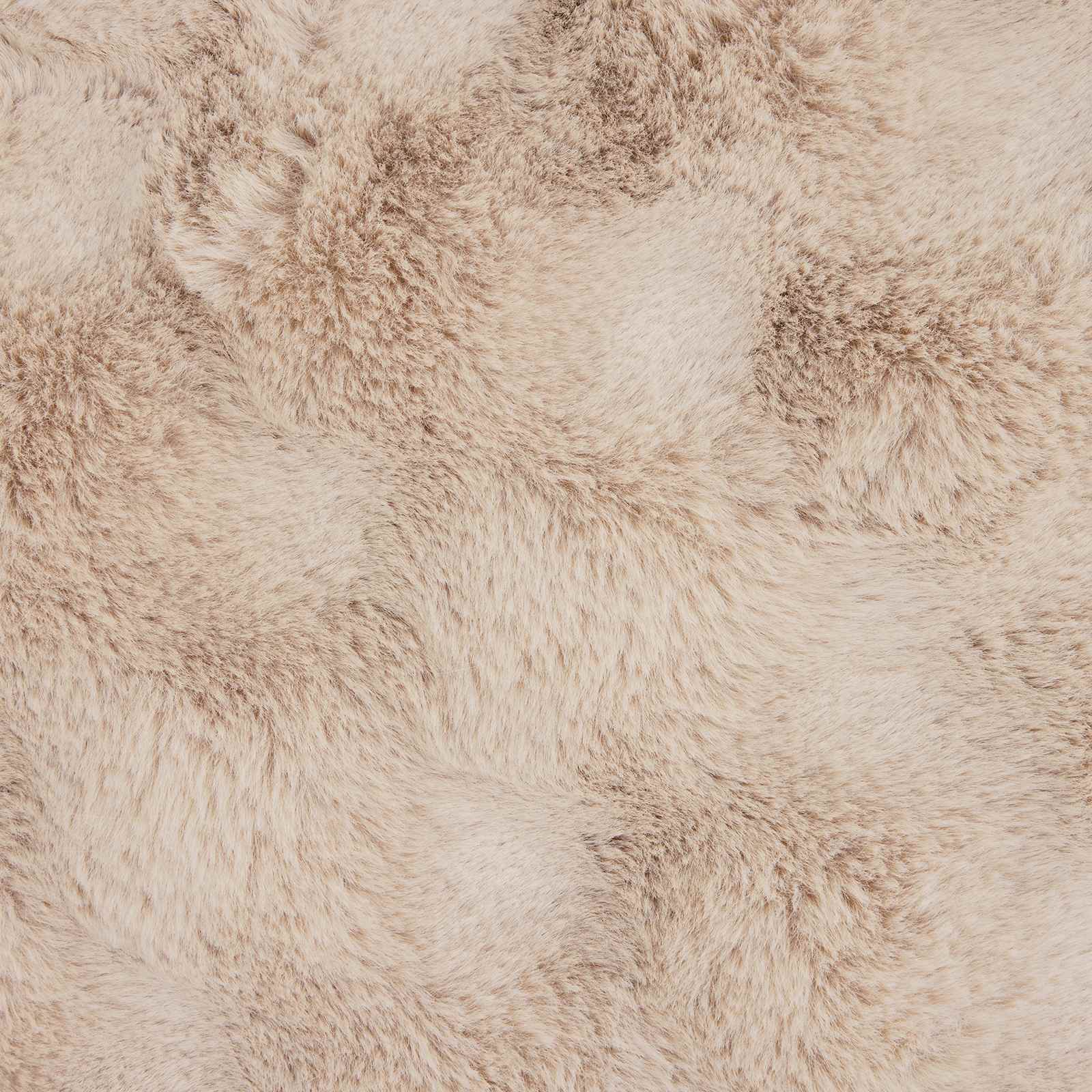 vidaXL Neppels Konijnenbont Deken 4 pcs Beige 130 x 150 cm Polyester