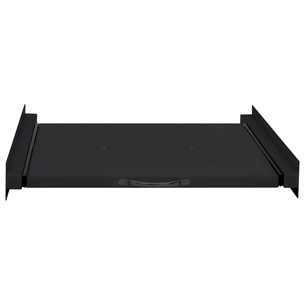 vidaXL Wasmachine Tussenplank Zwart 60 x 60 x 8 cm Staal