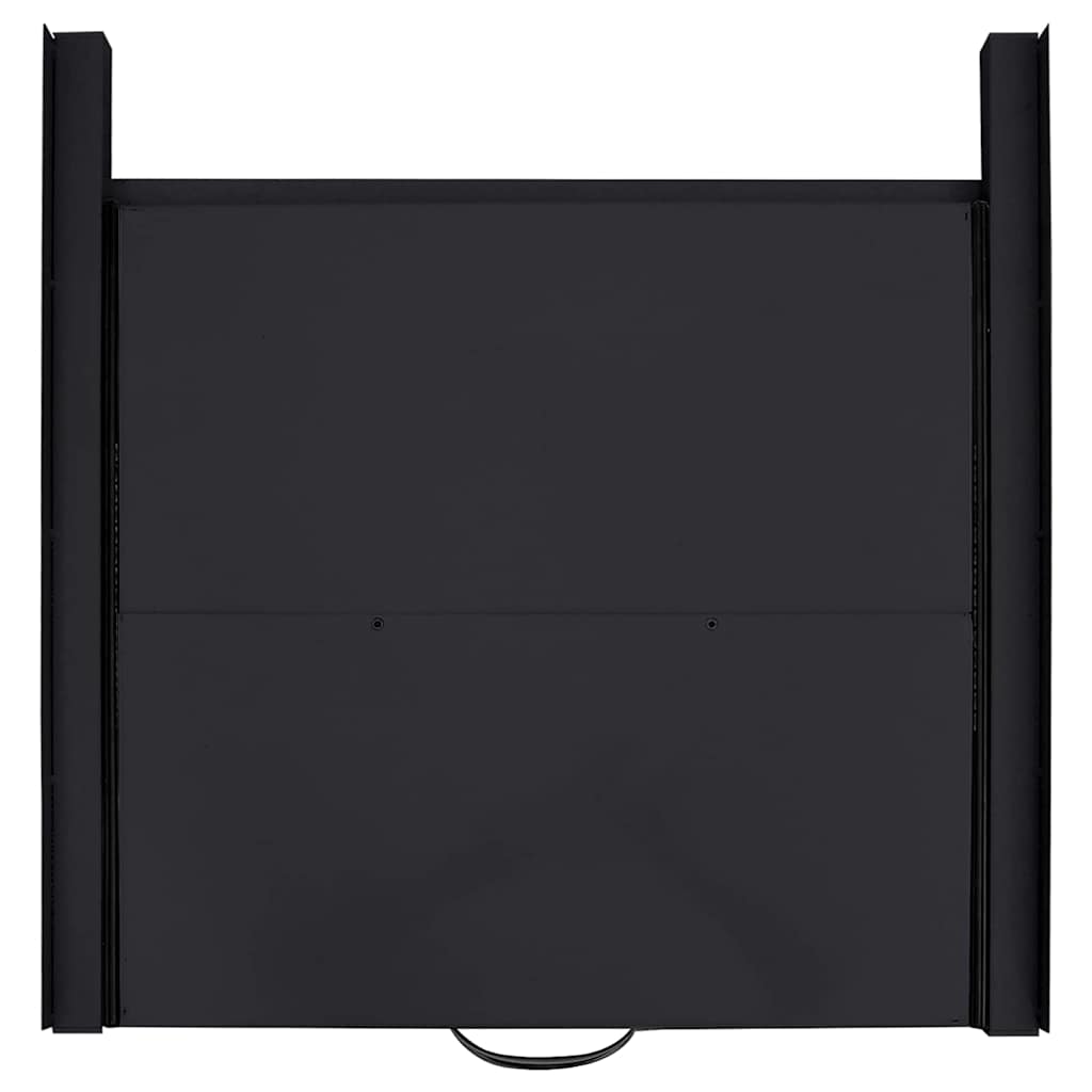 vidaXL Wasmachine Tussenplank Zwart 60 x 60 x 8 cm Staal
