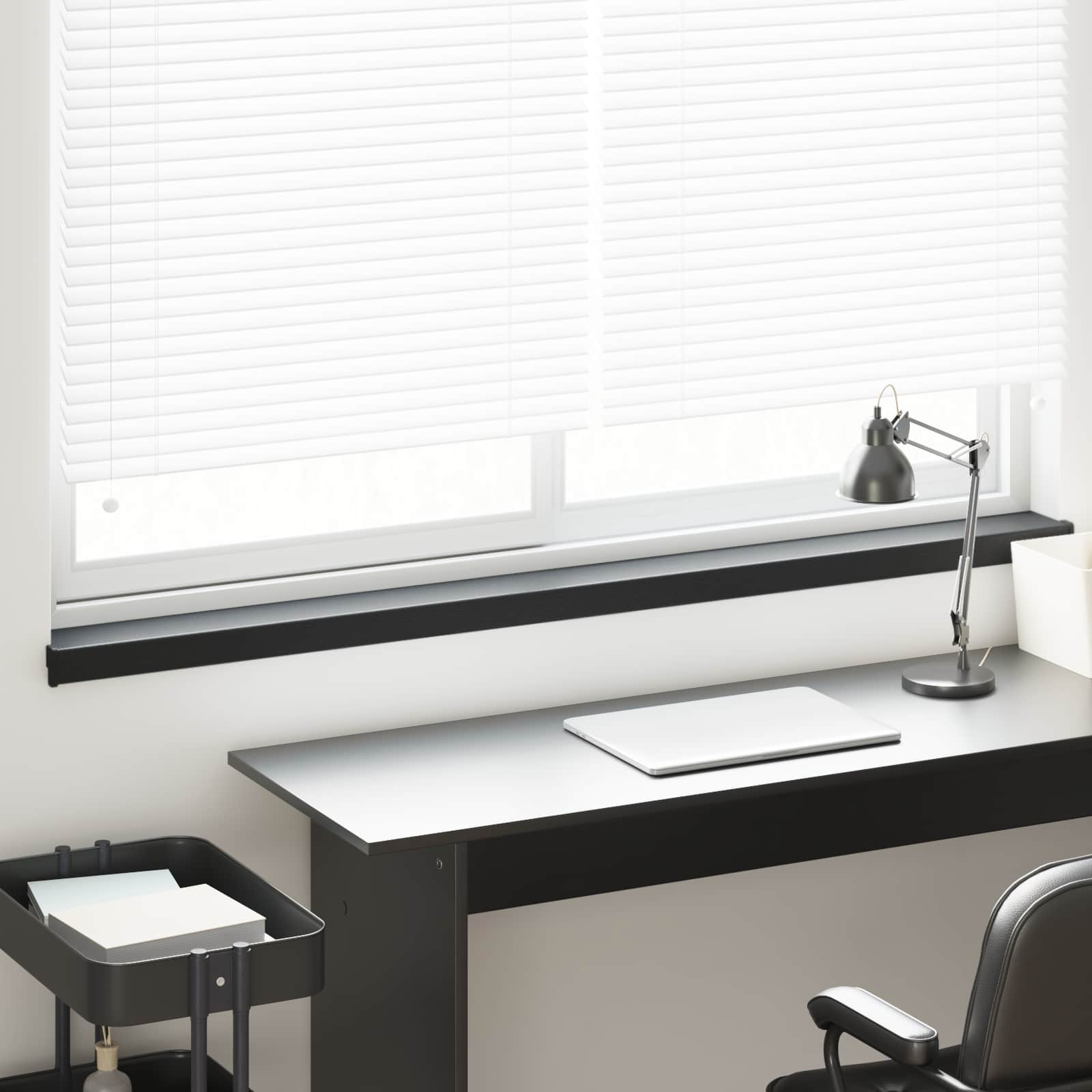vidaXL Raamsokkel Wit 80 x 10 x 4,5 cm PVC gemengd met UPVC