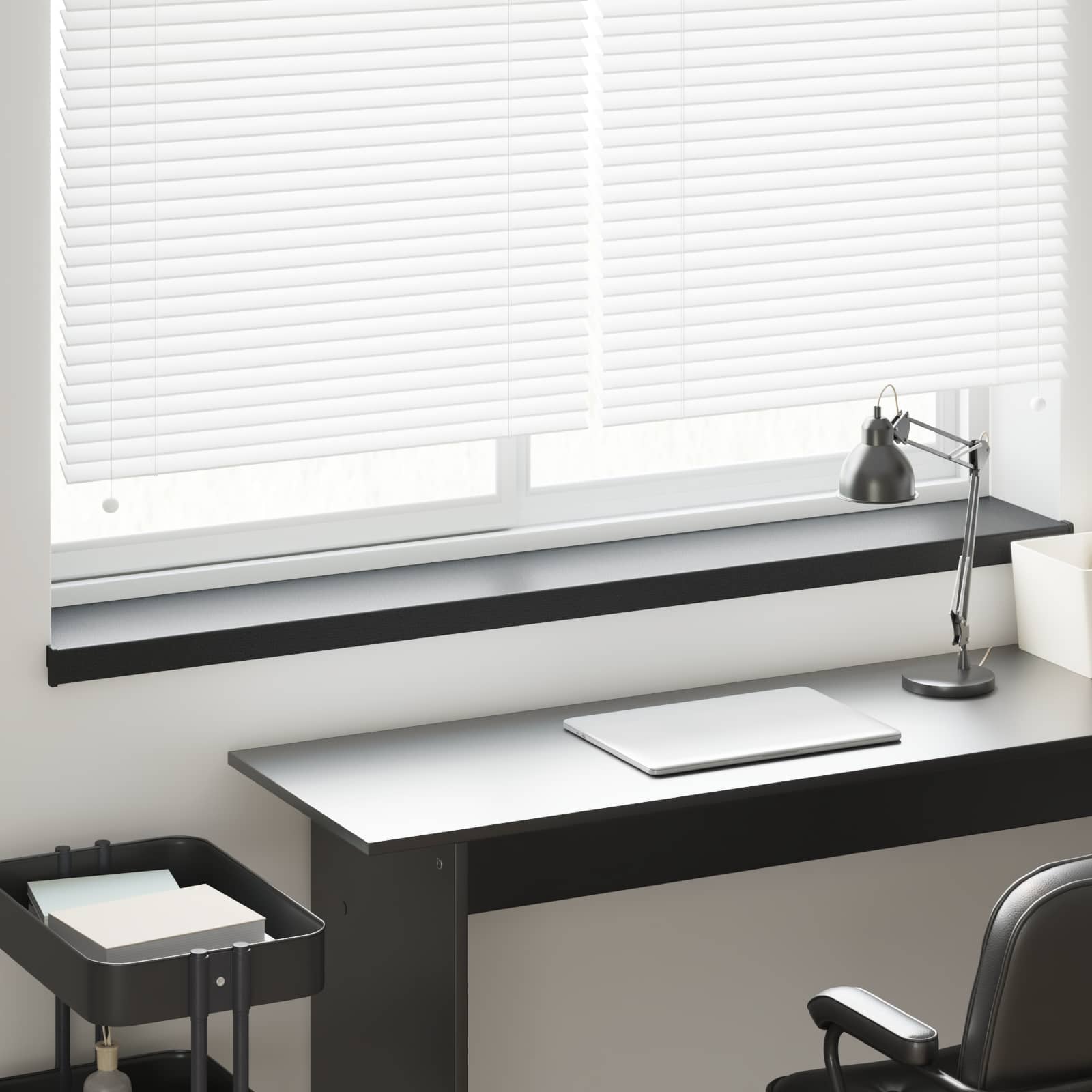 vidaXL Raamsokkel Wit 80 x 10 x 4,5 cm PVC gemengd met UPVC