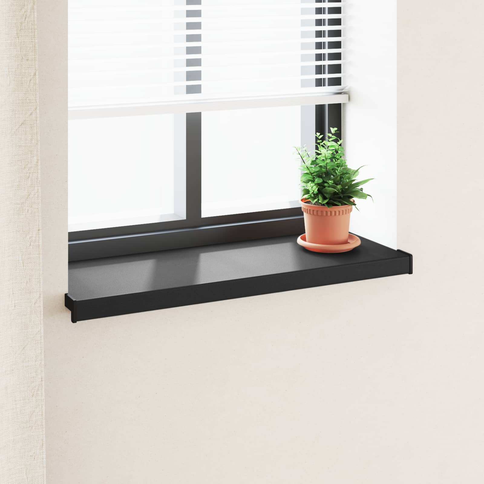 vidaXL Raamsokkel Wit 80 x 10 x 4,5 cm PVC gemengd met UPVC