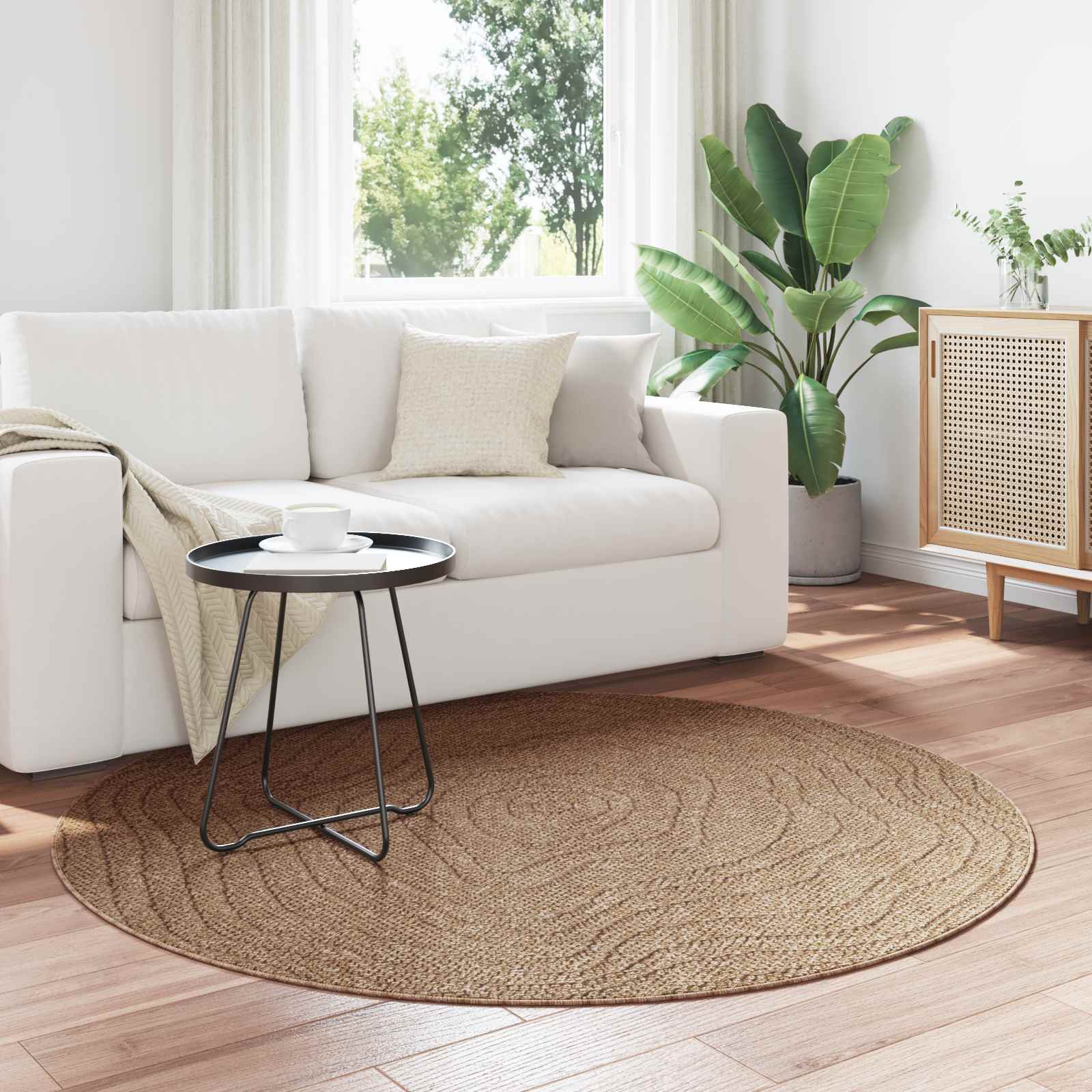 vidaXL Vloerkleden Rechthoekig Naturel 150 x 80 cm