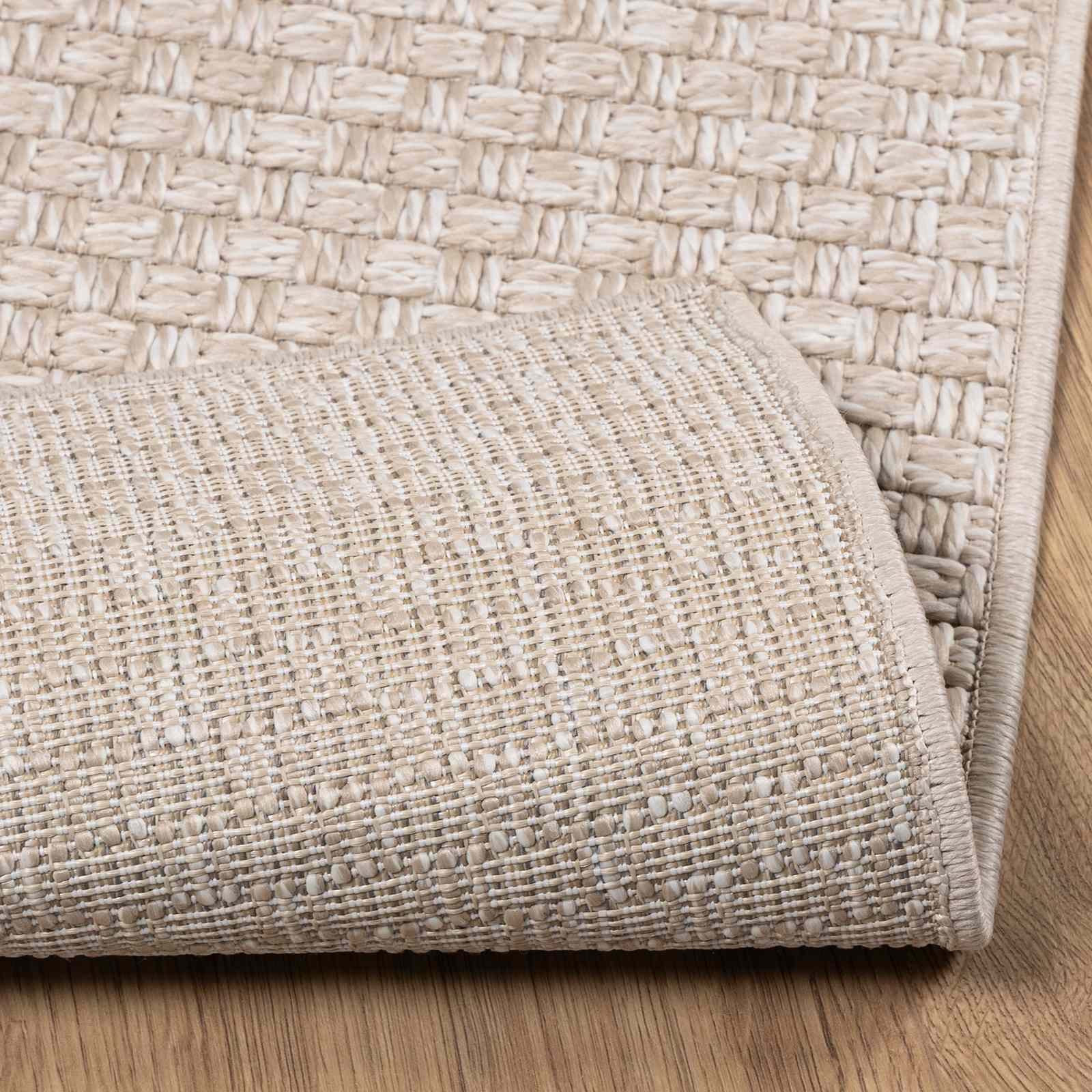 vidaXL Vloerkleden Rechthoekig Crème 150 x 80 cm