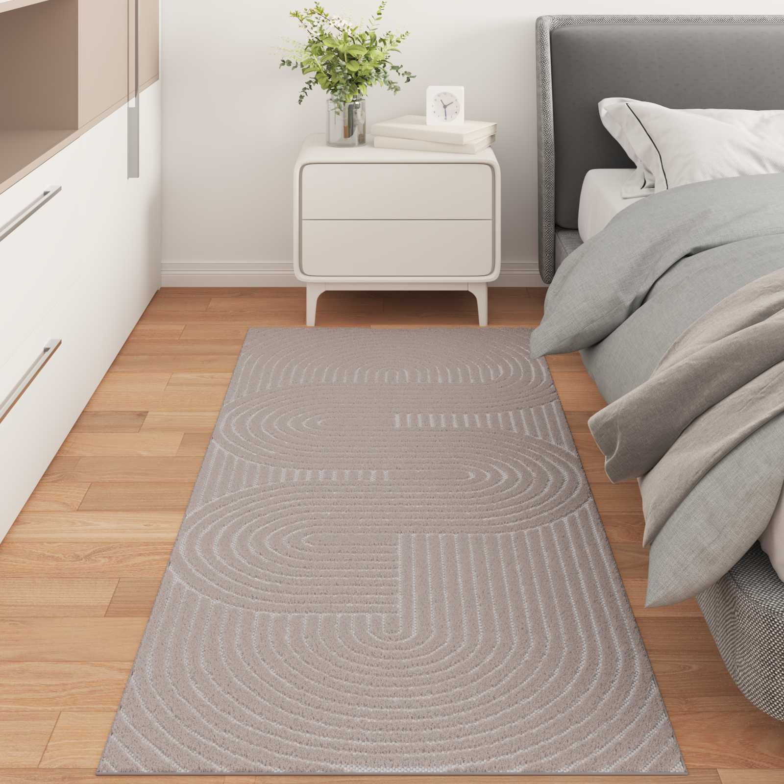 vidaXL Vloerkleden Rechthoekig Crème 150 x 80 cm