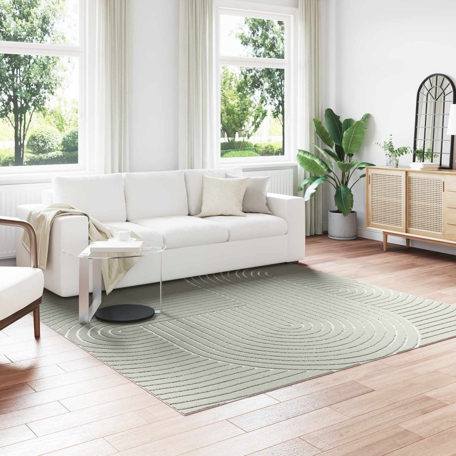 vidaXL Vloerkleden Rechthoekig Crème 150 x 80 cm
