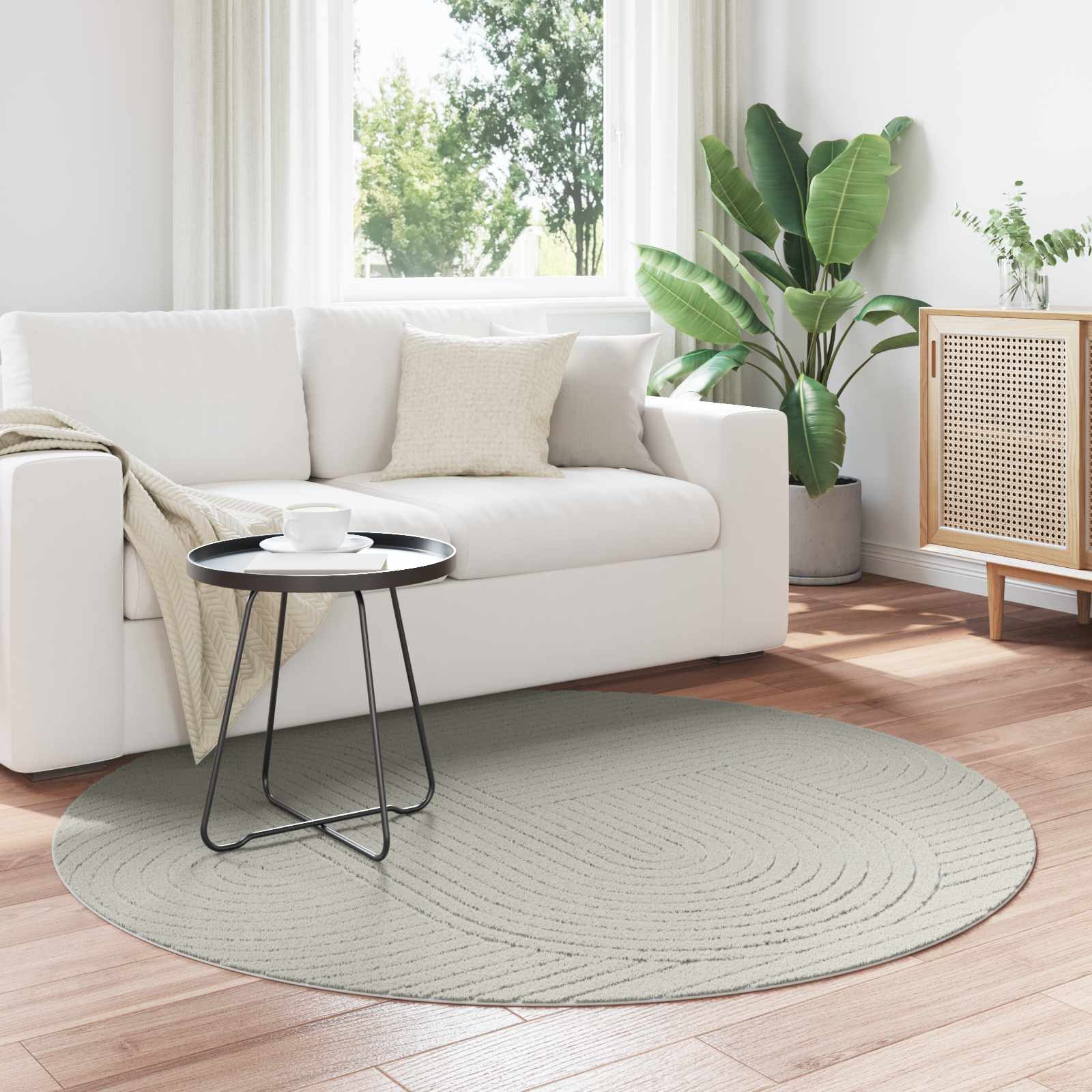 vidaXL Vloerkleden Rechthoekig Crème 150 x 80 cm