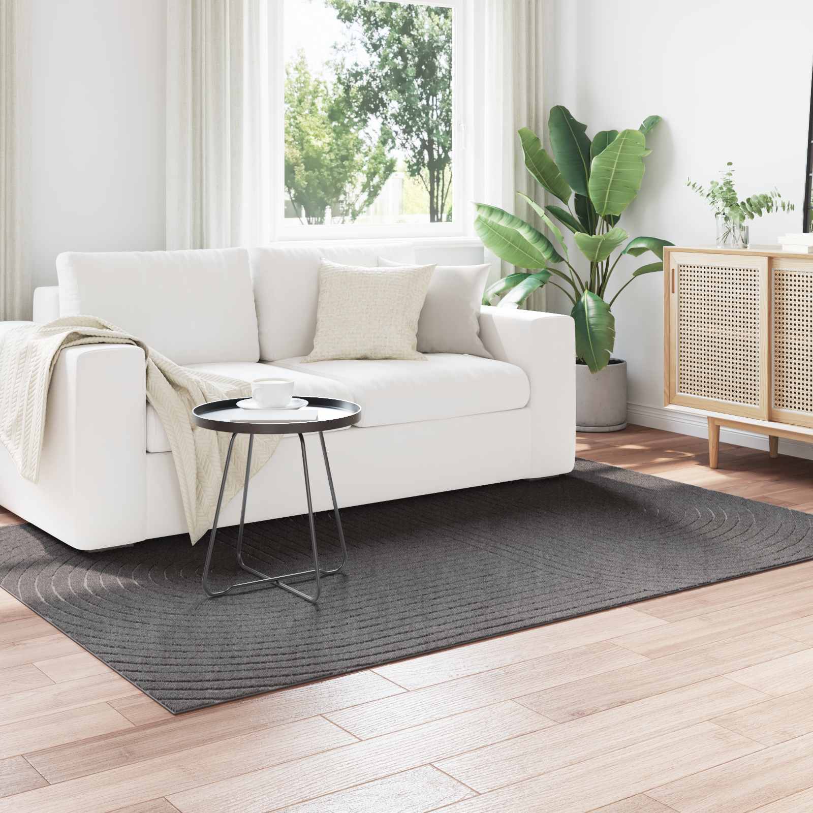 vidaXL Vloerkleden Rechthoekig Crème 150 x 80 cm