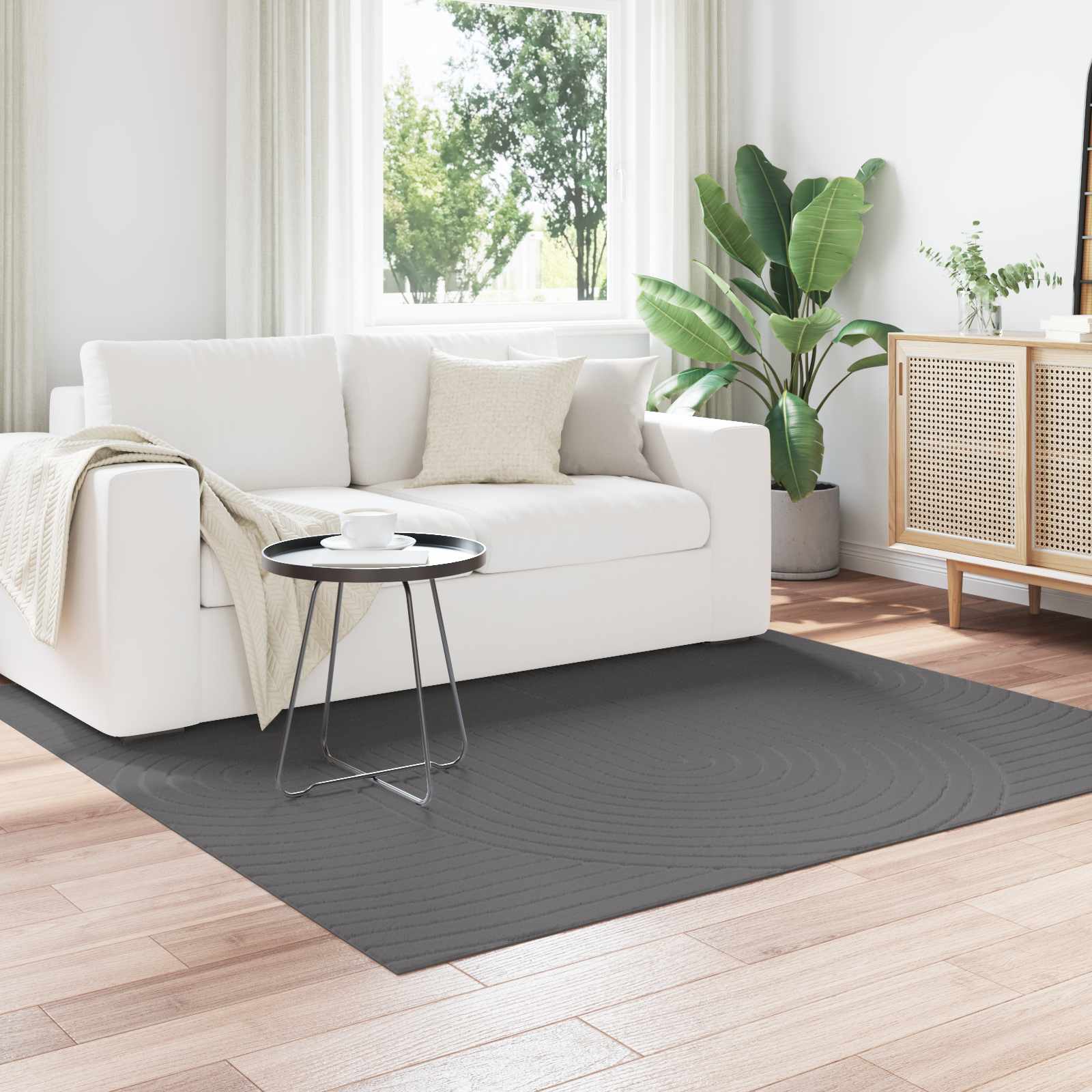 vidaXL Vloerkleden Rechthoekig Crème 150 x 80 cm