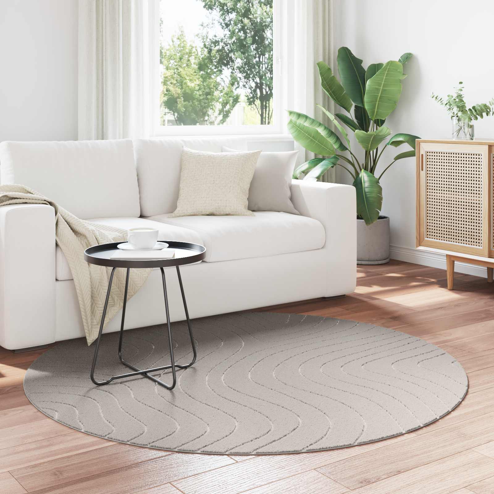 vidaXL Vloerkleden Rechthoekig Crème 150 x 80 cm