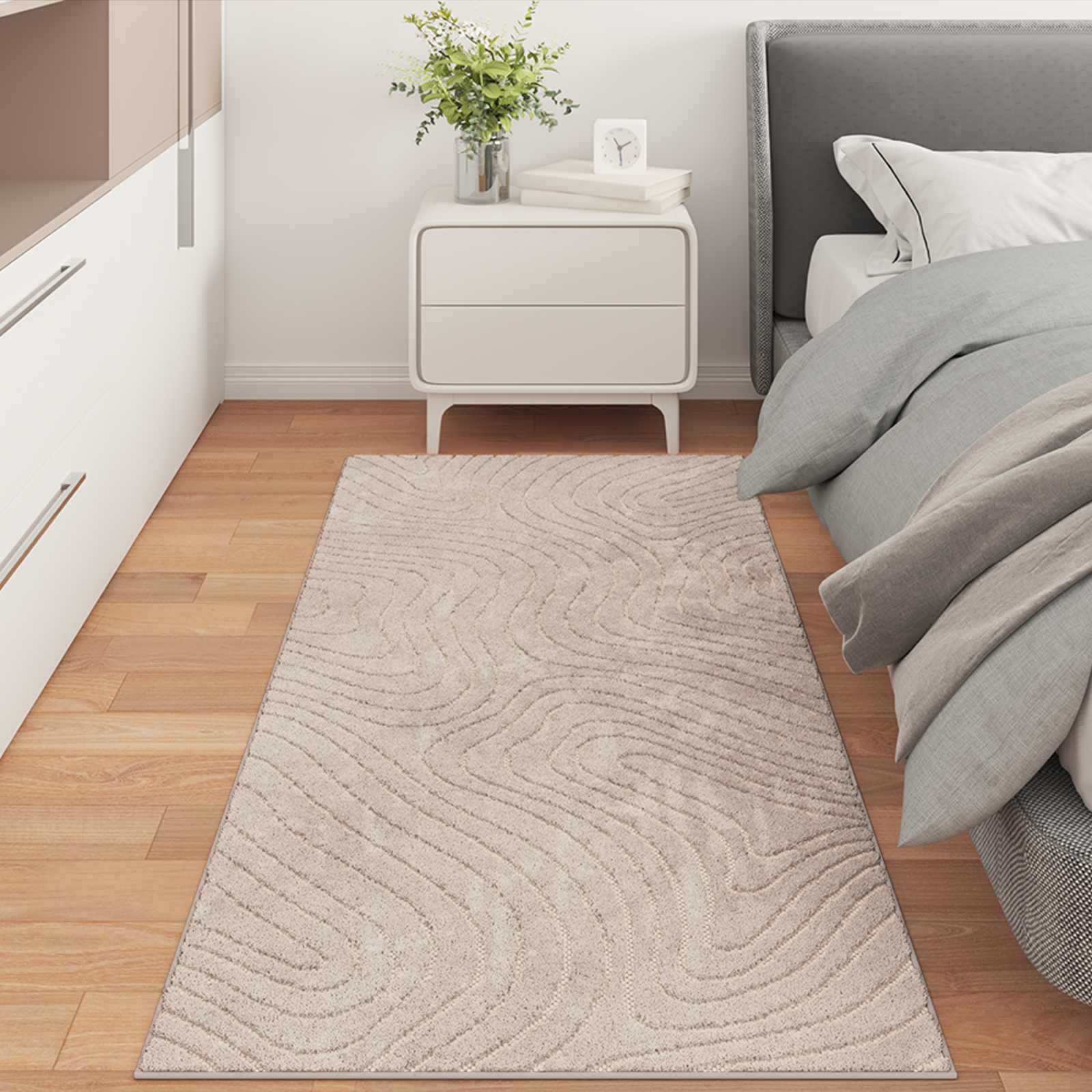 vidaXL Vloerkleden Rechthoekig Crème 150 x 80 cm