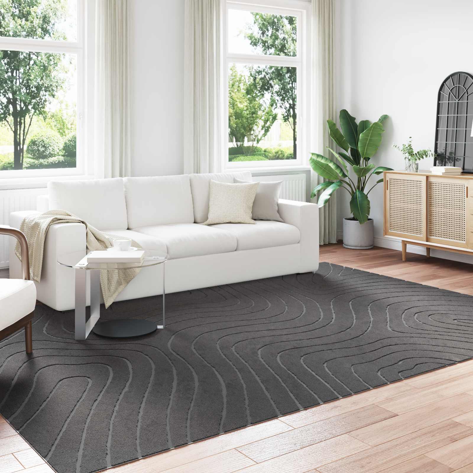 vidaXL Vloerkleden Rechthoekig Crème 150 x 80 cm