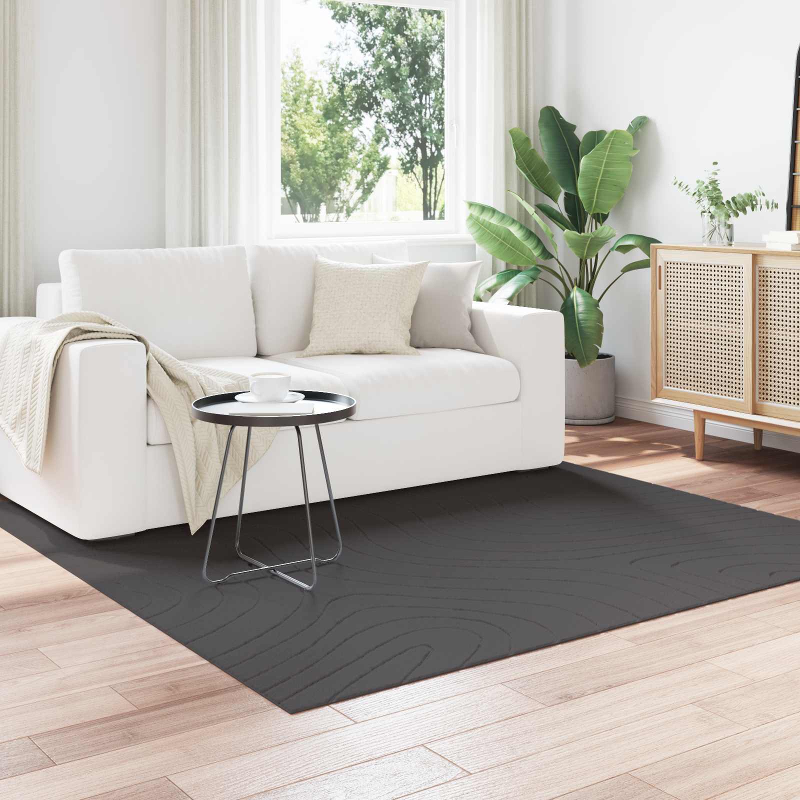 vidaXL Vloerkleden Rechthoekig Crème 150 x 80 cm