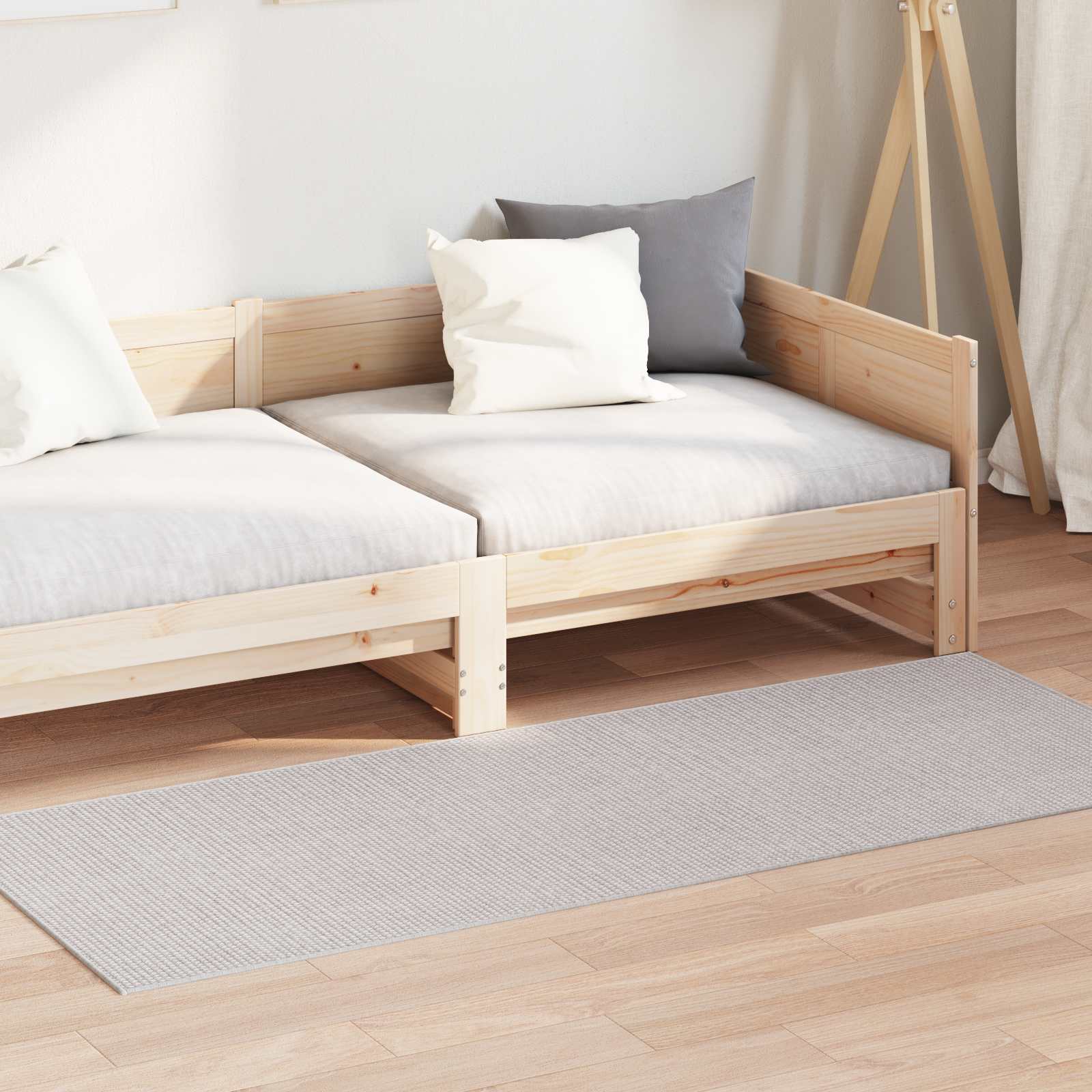 vidaXL Vloerkleden Rechthoekig Crème 150 x 80 cm