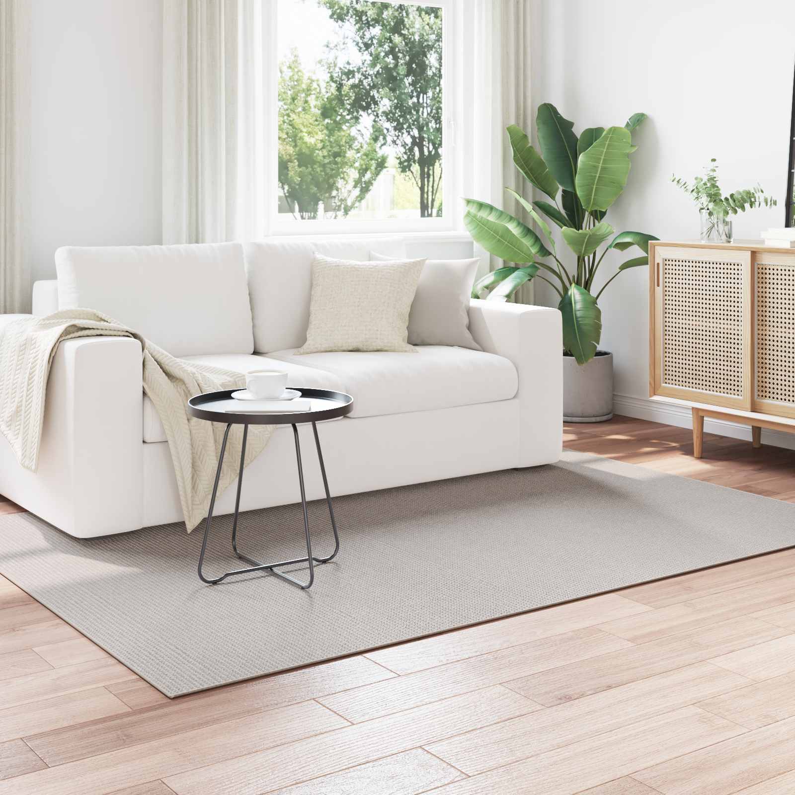 vidaXL Vloerkleden Rechthoekig Crème 150 x 80 cm