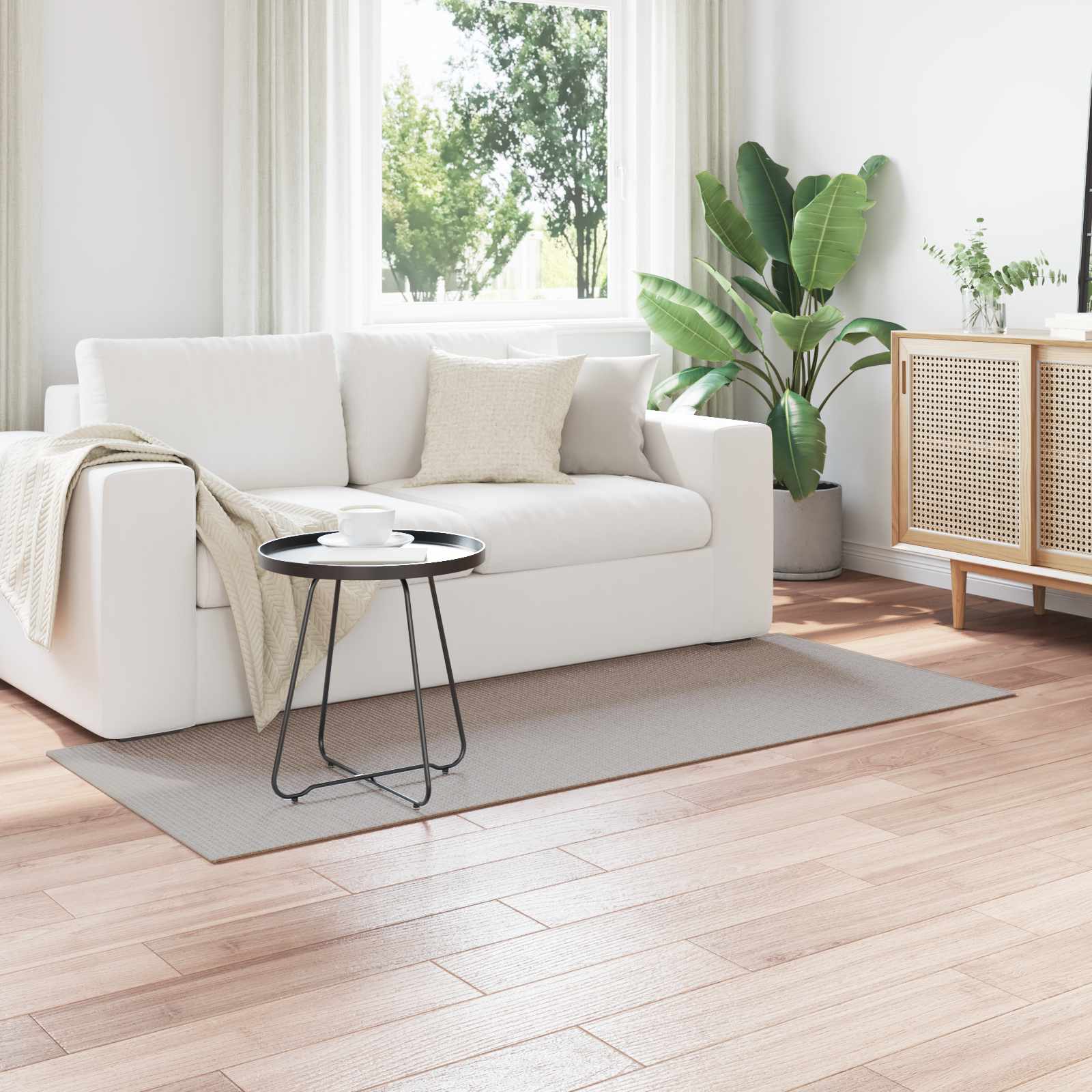 vidaXL Vloerkleden Rechthoekig Crème 150 x 80 cm