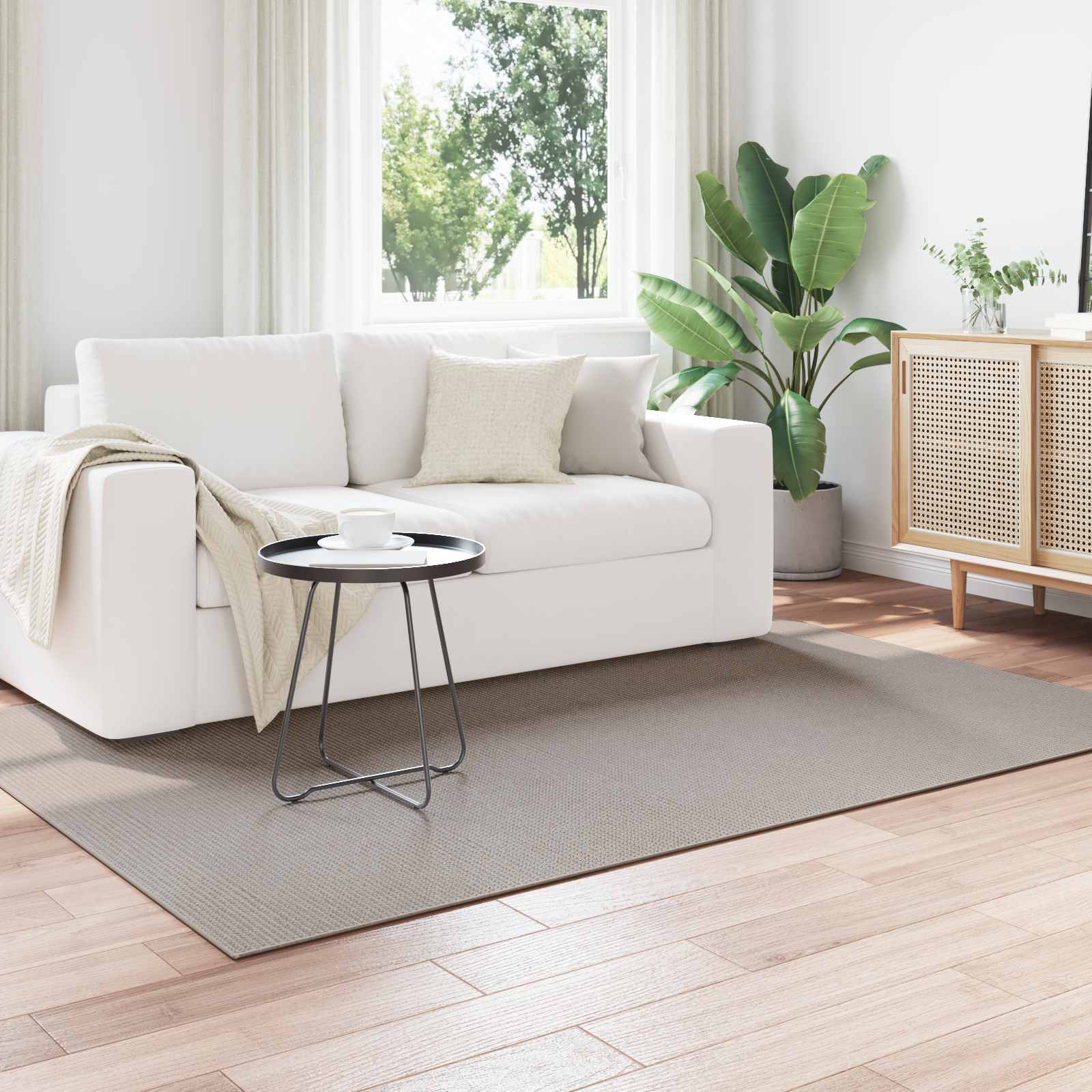 vidaXL Vloerkleden Rechthoekig Crème 150 x 80 cm