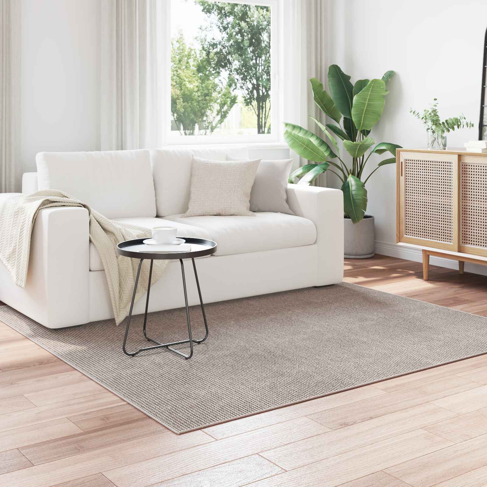 vidaXL Vloerkleden Rechthoekig Crème 150 x 80 cm