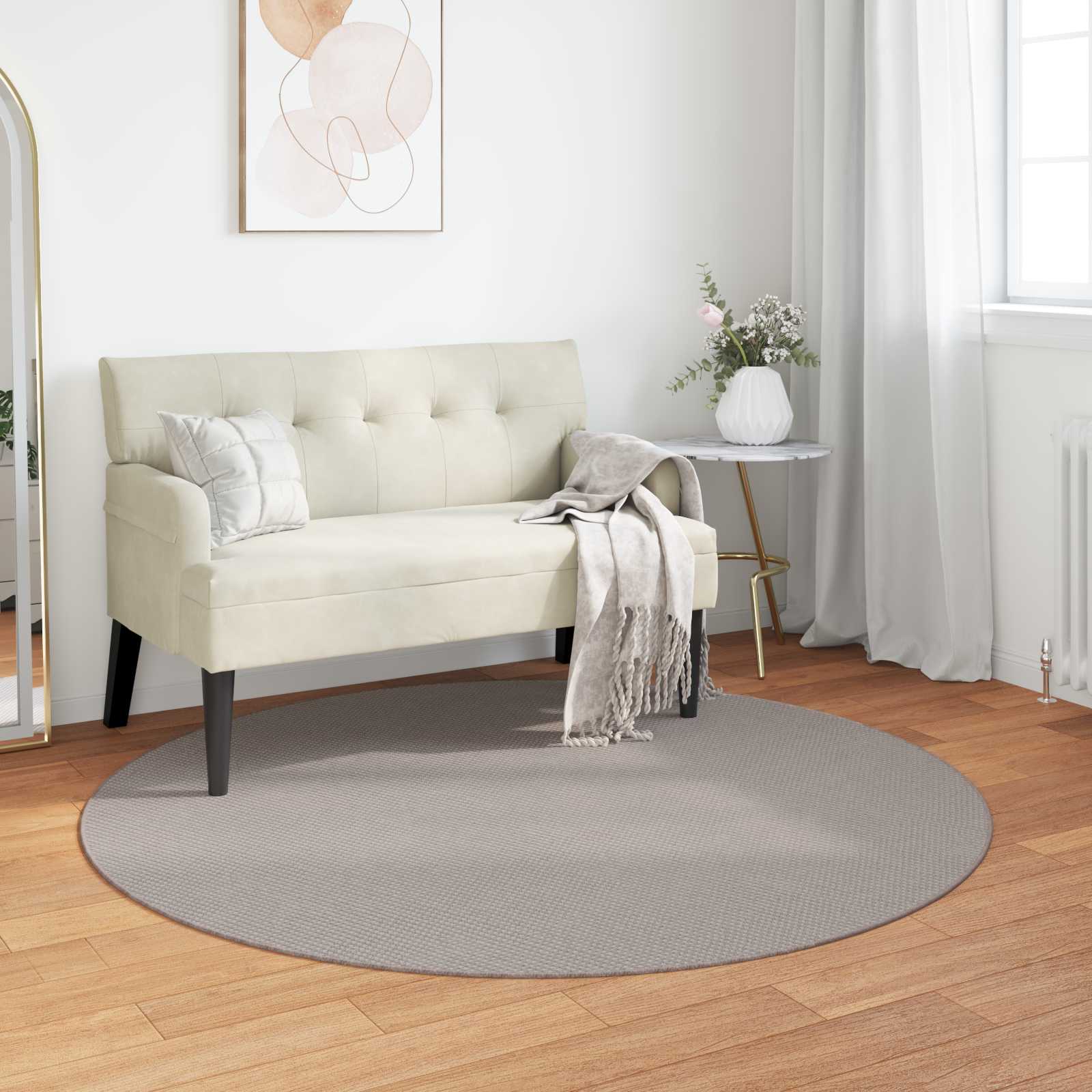 vidaXL Vloerkleden Rechthoekig Crème 150 x 80 cm