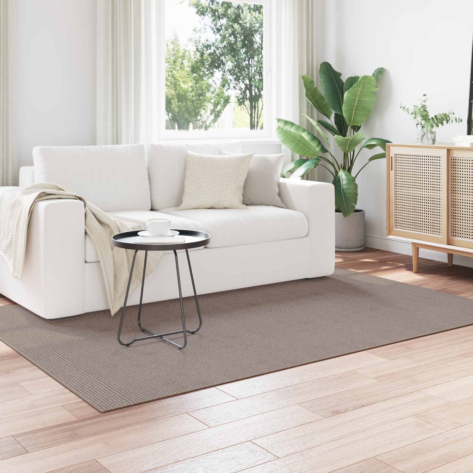 vidaXL Vloerkleden Rechthoekig Crème 150 x 80 cm