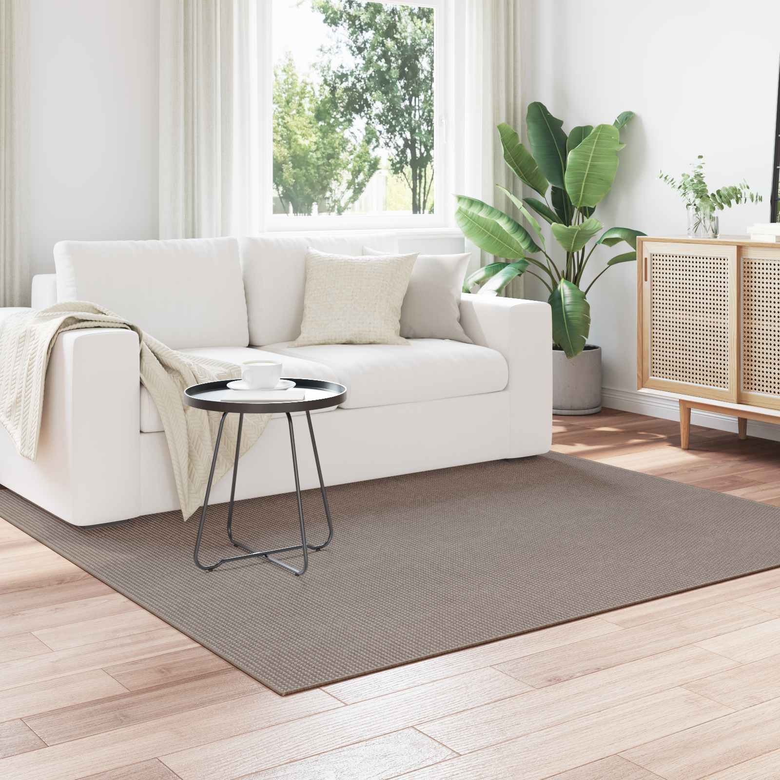 vidaXL Vloerkleden Rechthoekig Crème 150 x 80 cm